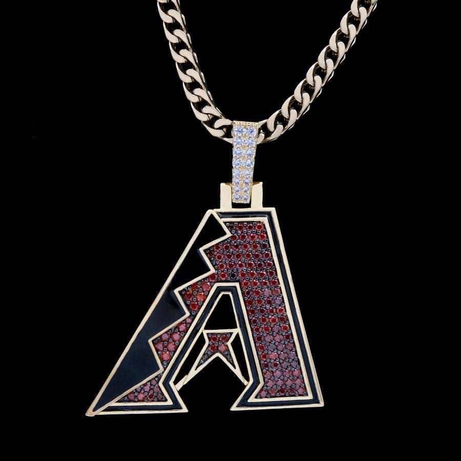 GLD Men Arizona Diamondbacks Official MLB Logo Pendant
