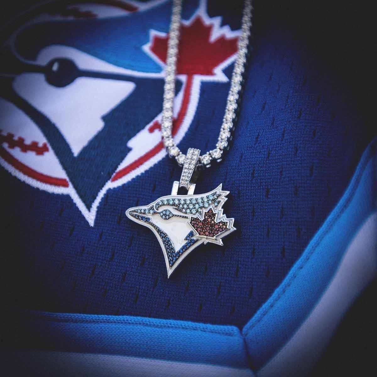 GLD Men Toronto Blue Jays Official MLB Logo Pendant
