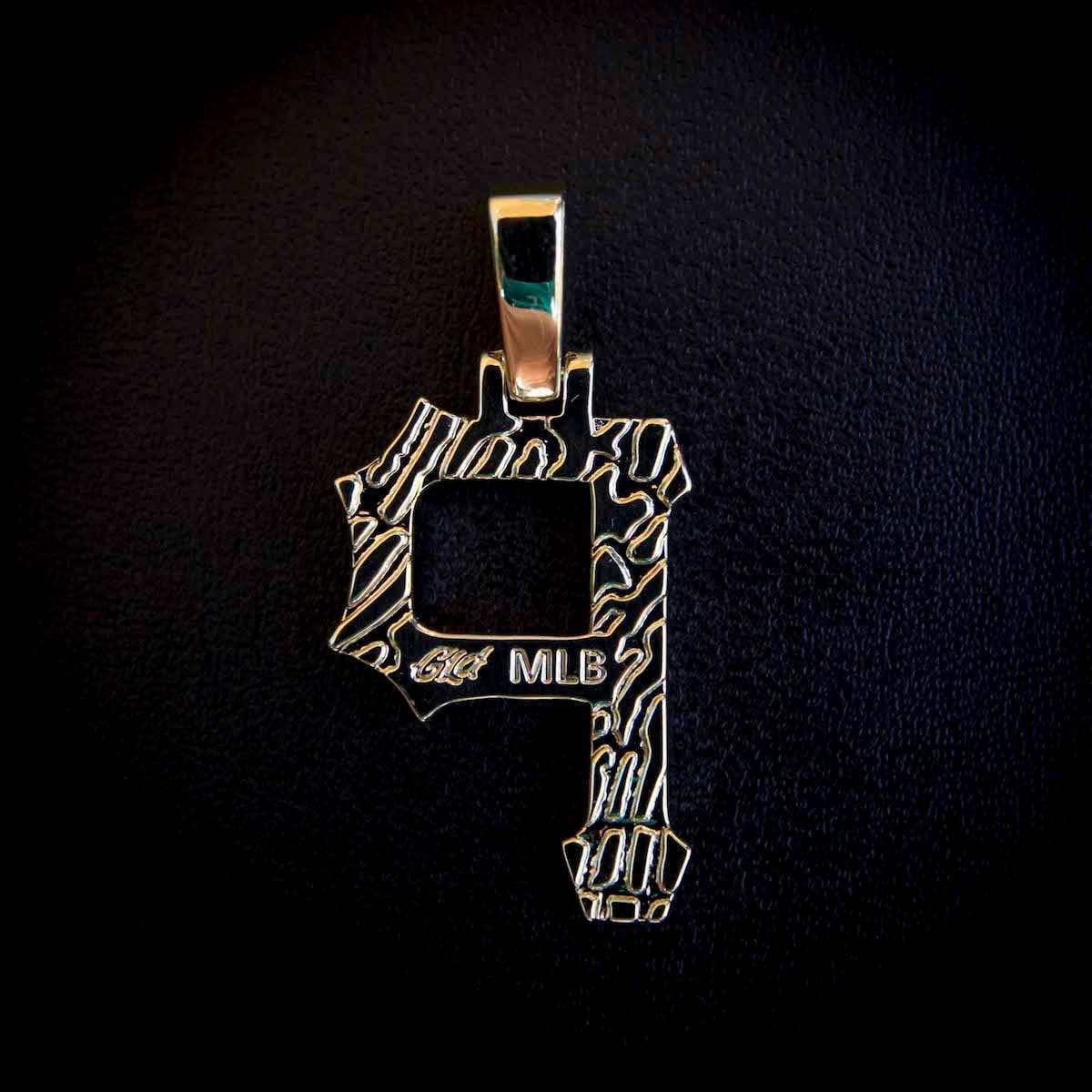 GLD Men Pittsburgh Pirates Official MLB Logo Pendant