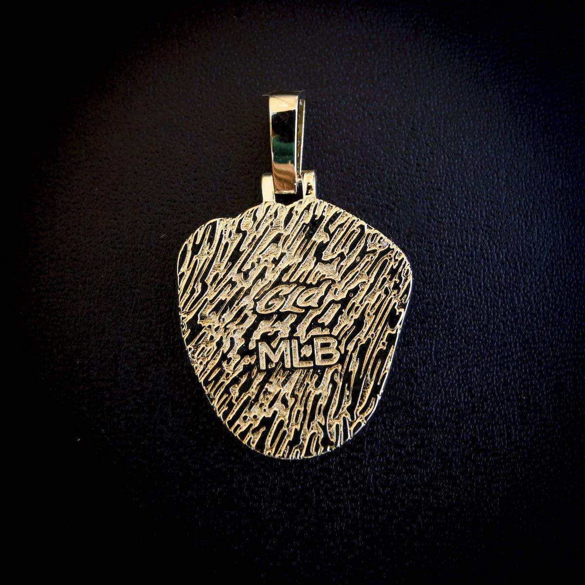 GLD Men Milwaukee Brewers Official MLB Logo Pendant