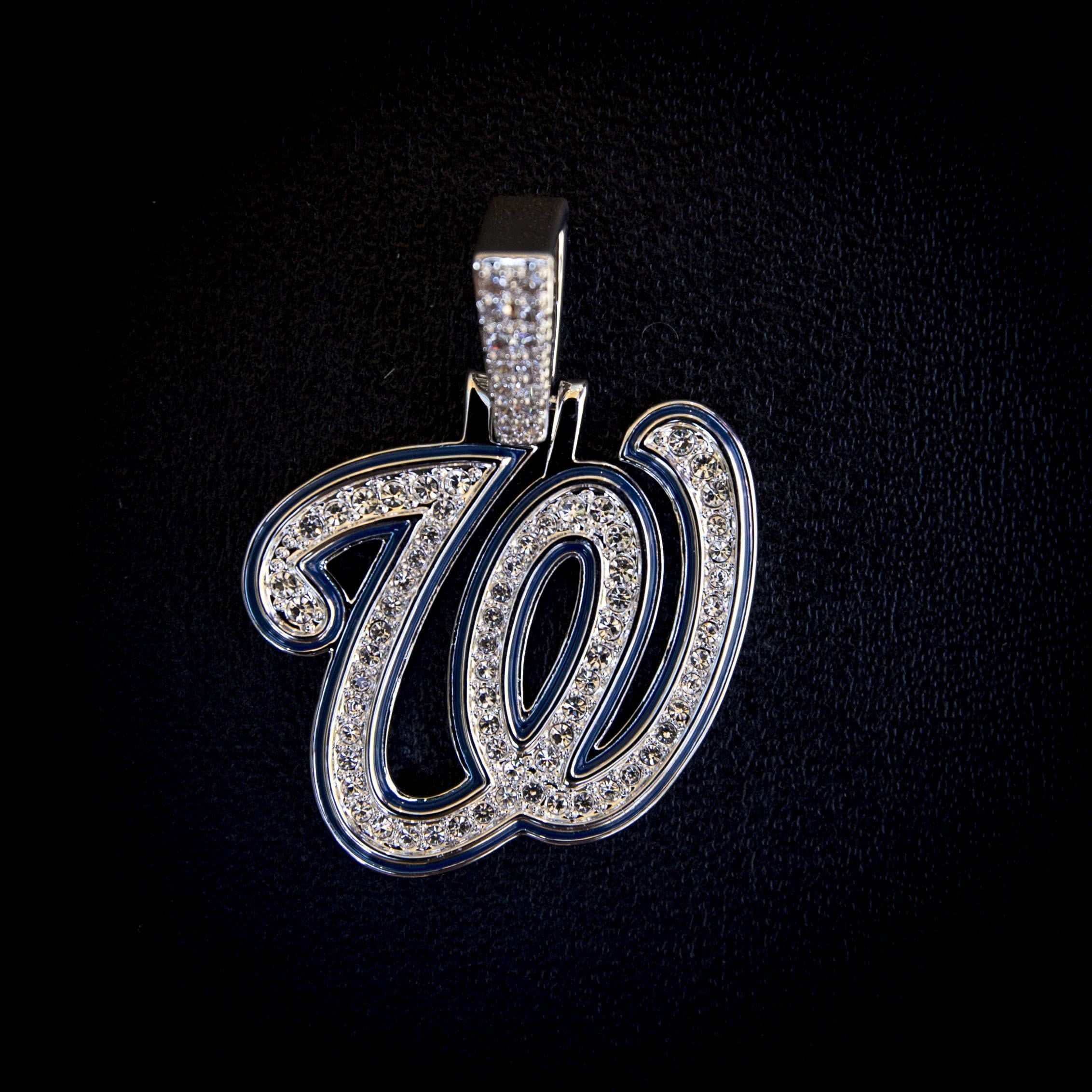 GLD Men Washington Nationals Official MLB Logo Pendant
