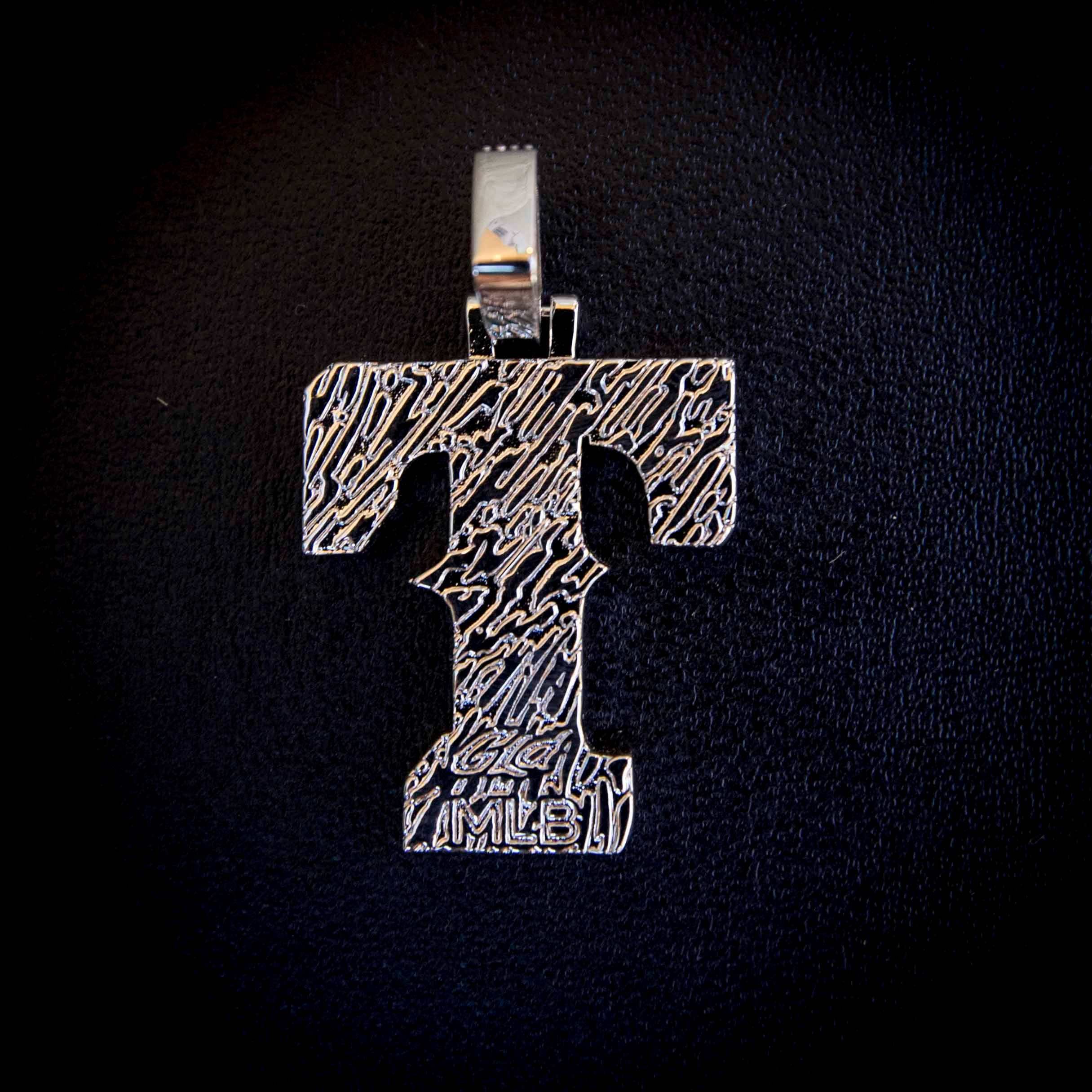 GLD Men Texas Rangers Official MLB Logo Pendant