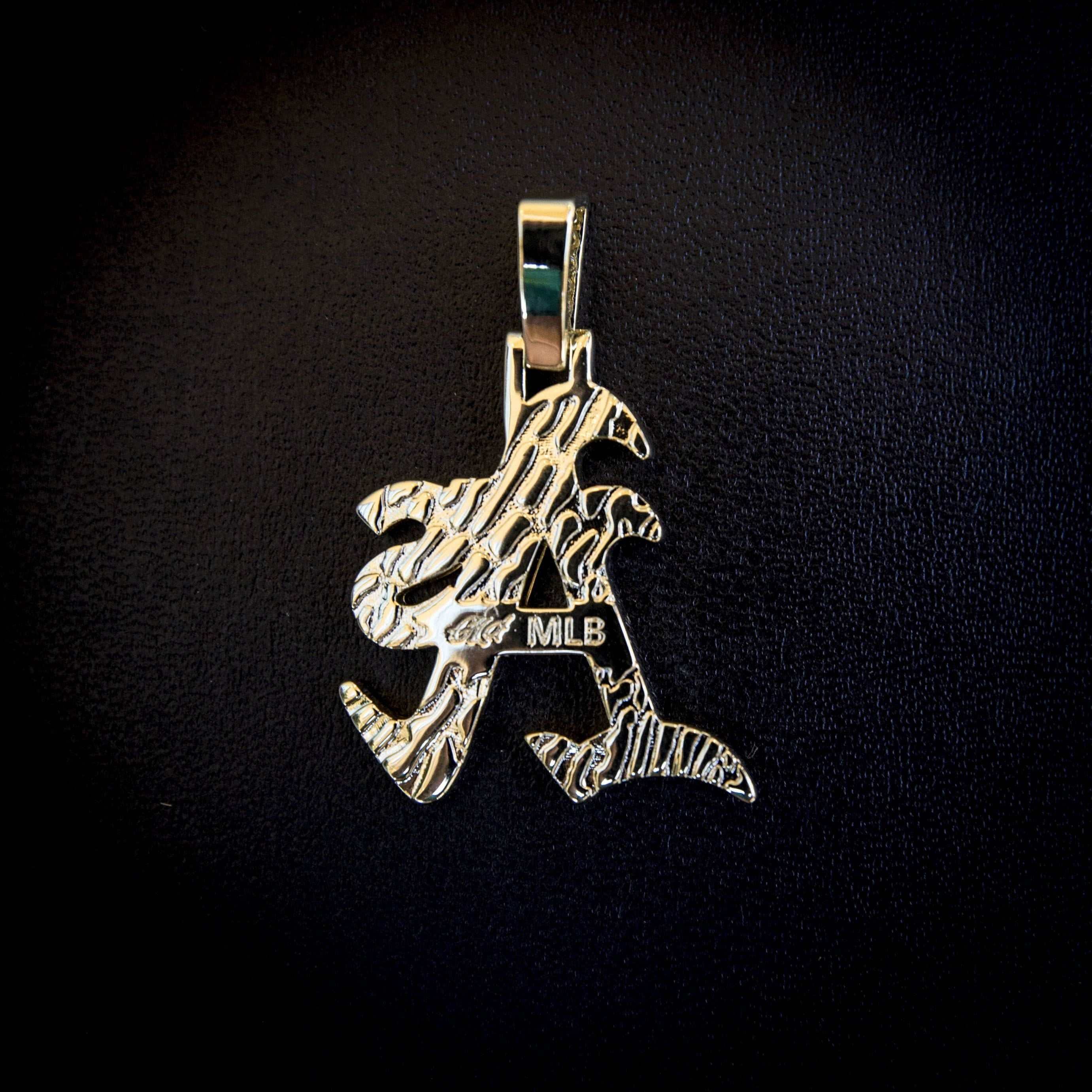 GLD Men Oakland Athletics Official MLB Logo Pendant