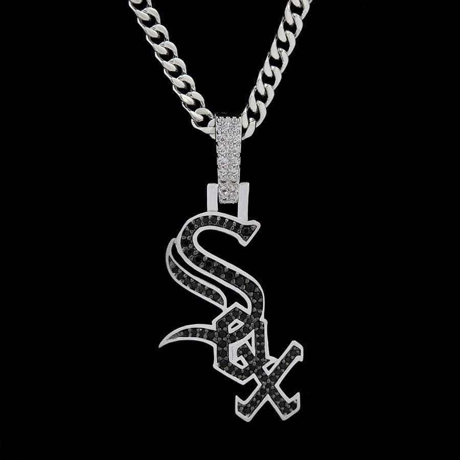 GLD Men Chicago White Sox Official MLB Logo Pendant