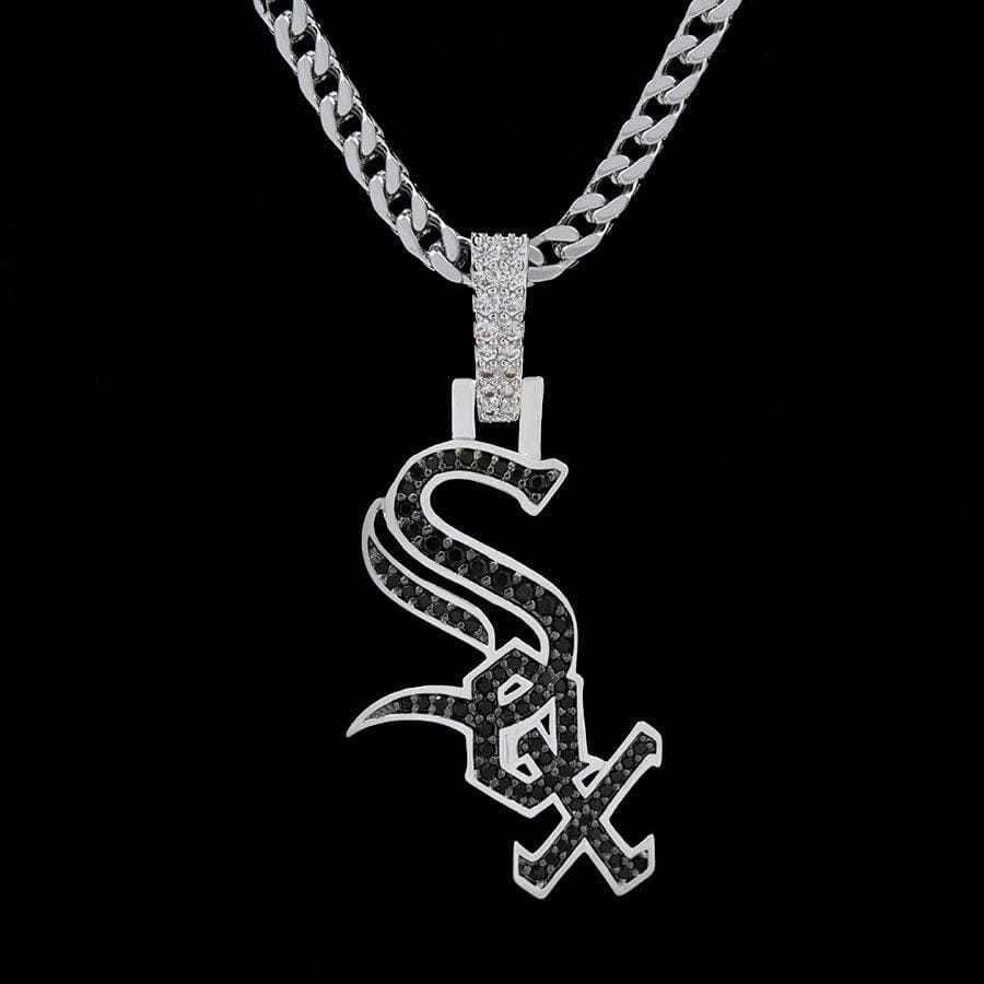 GLD Men Chicago White Sox Official MLB Logo Pendant