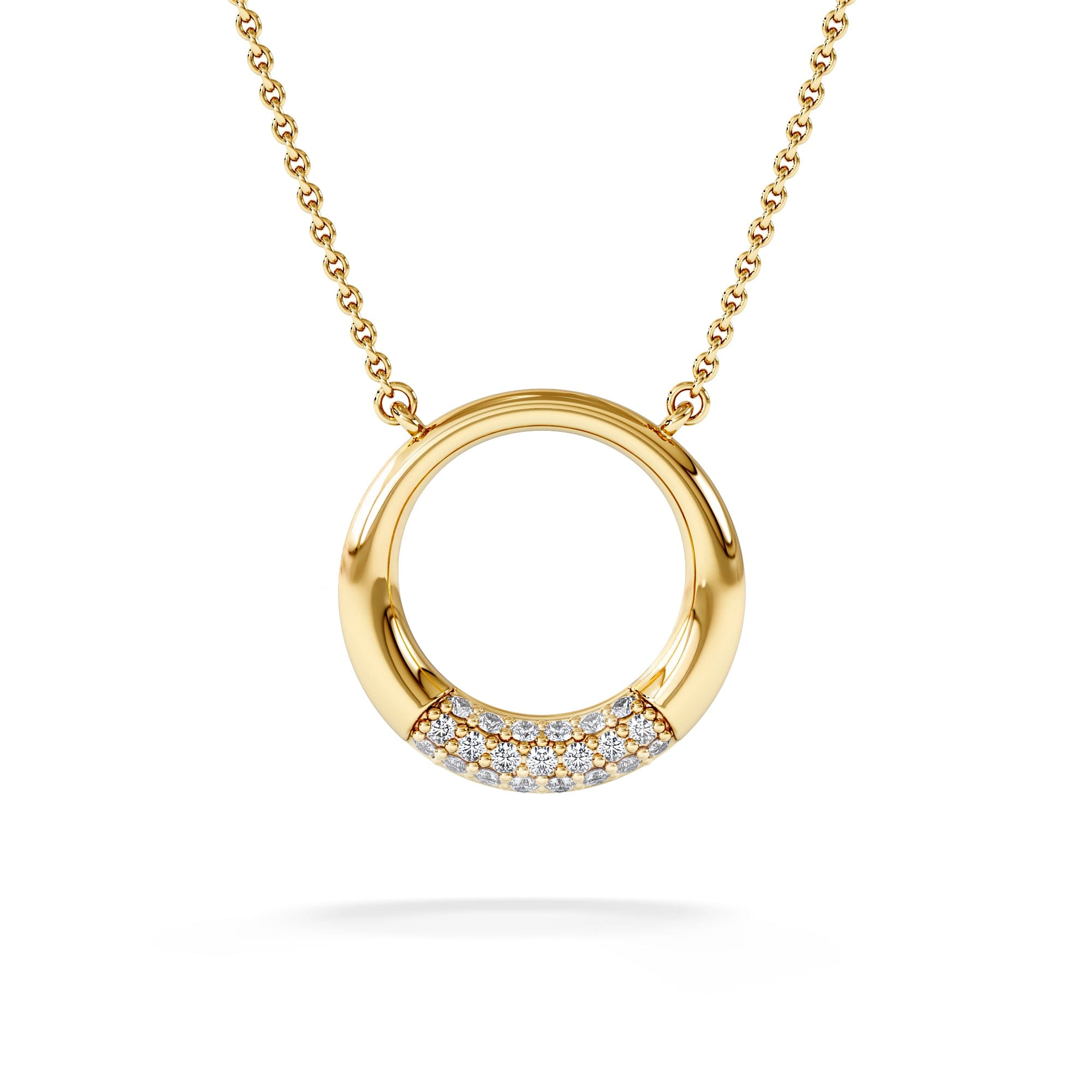 Diamond Luna 0.30ct Lab Diamond Necklace in 18K Vermeil