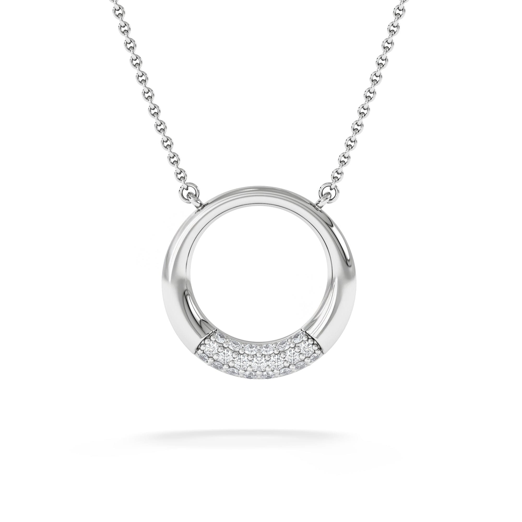 Diamond Luna 0.30ct Lab Diamond Necklace in Sterling Silver