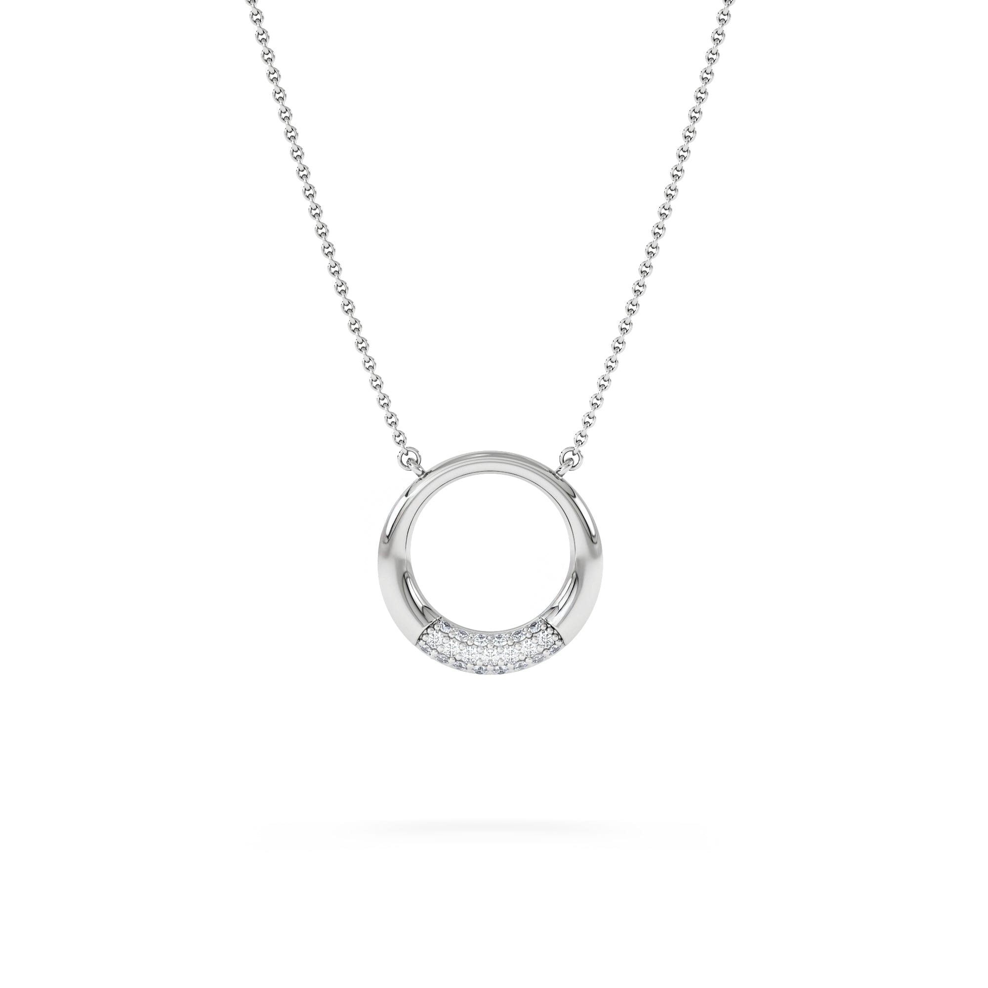 Diamond Luna 0.30ct Lab Diamond Necklace in Sterling Silver