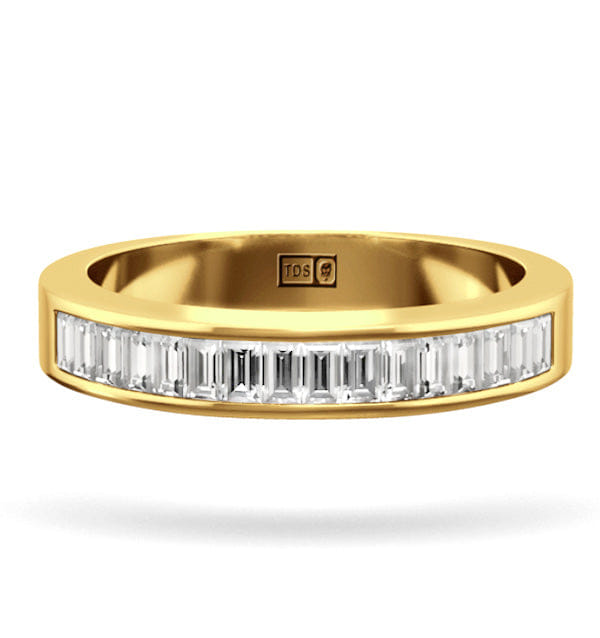 Diamond GRACE 18K Gold Diamond ETERNITY RING 0.50CT G/VS