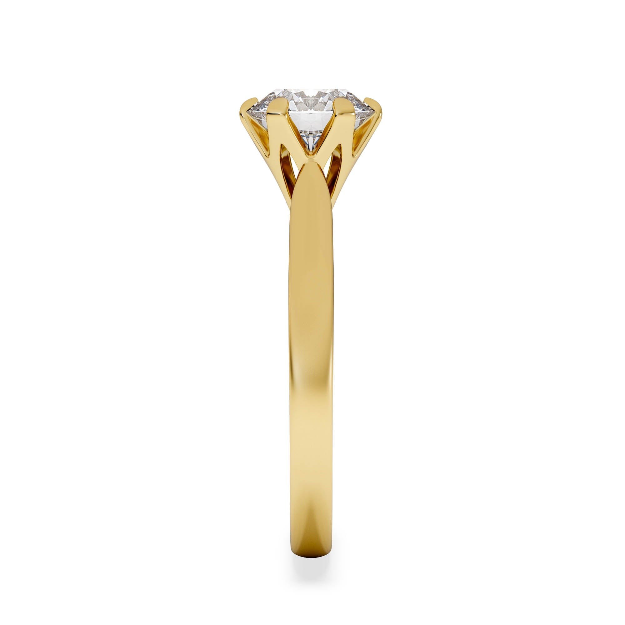 Diamond 1.50 Carat Diamond Engagement Ring High Set Chloe Lab F/VS1 18K Gold