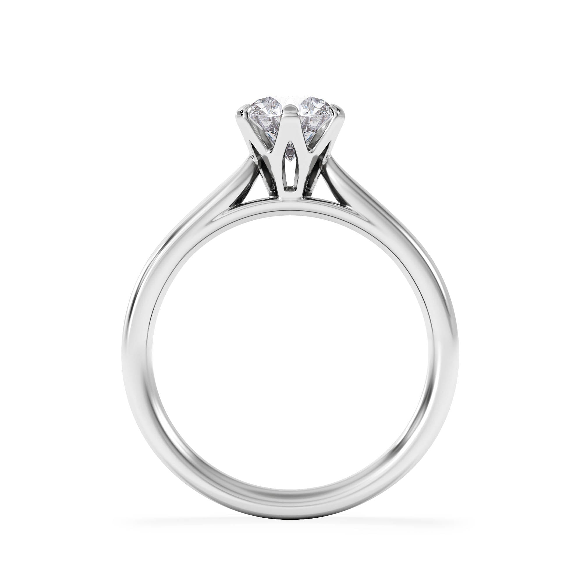 Diamond 1 Carat Diamond Engagement Ring High Set Chloe Lab F/VS1 Platinum