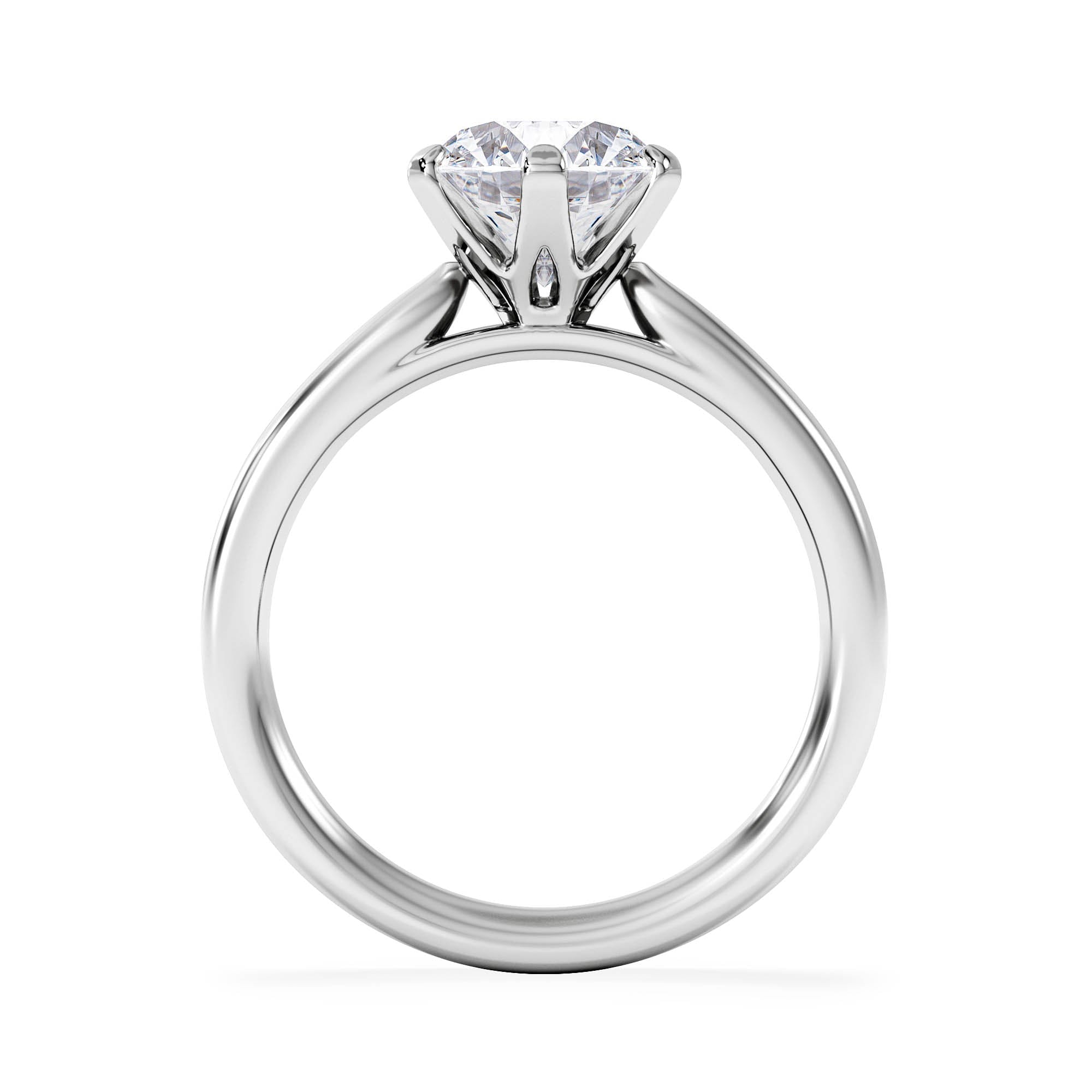 Diamond 2 Carat Diamond Engagement Ring Low Set Chloe Lab F/VS1 Platinum