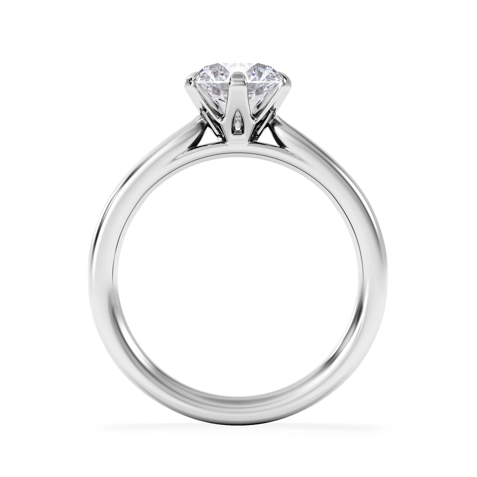 Diamond 1.5ct Diamond Engagement Ring Low Set Chloe Lab F/VS1 Platinum