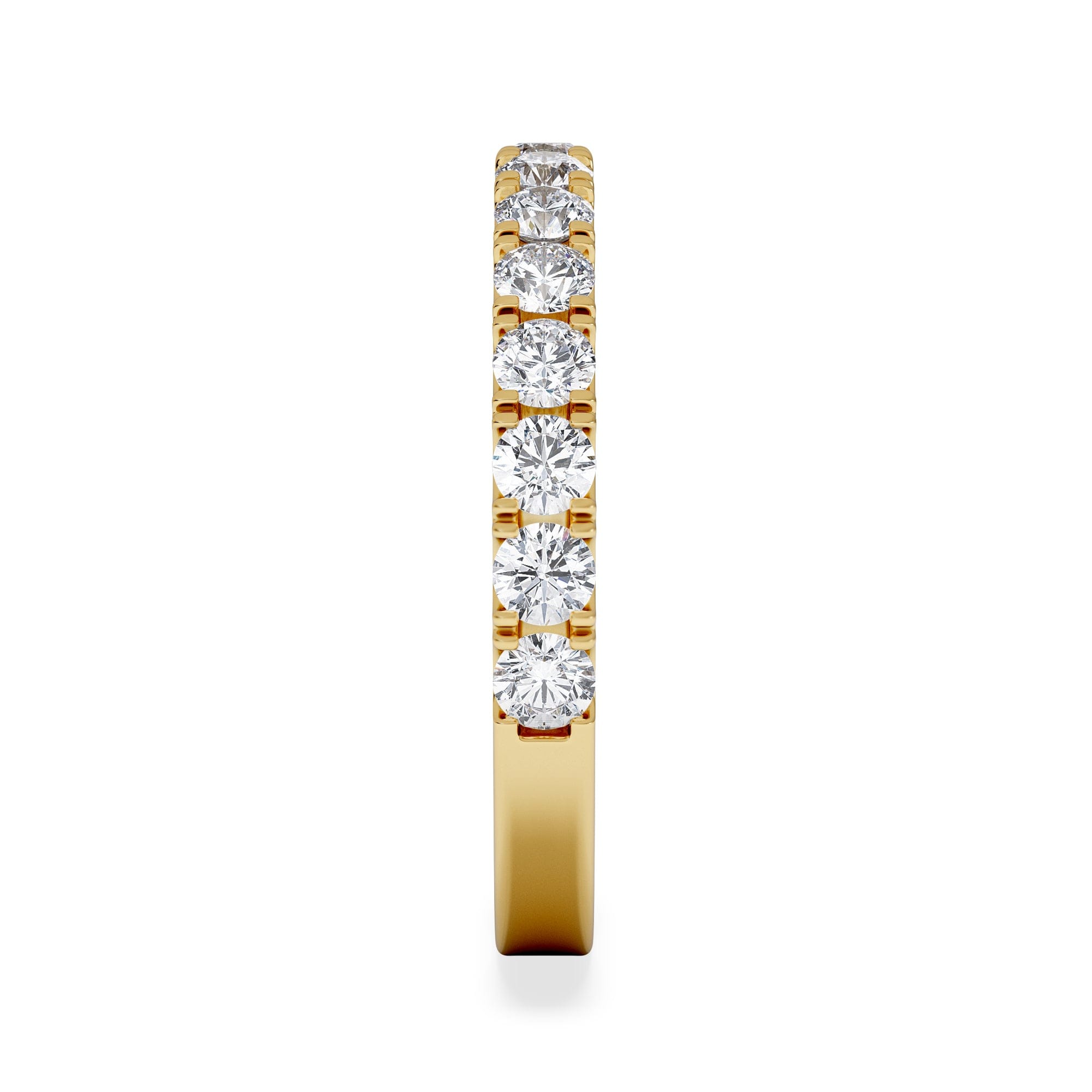 Diamond 15 Stone Chloe 18K Gold Lab Diamond Eternity Ring 1.00ct G/Vs