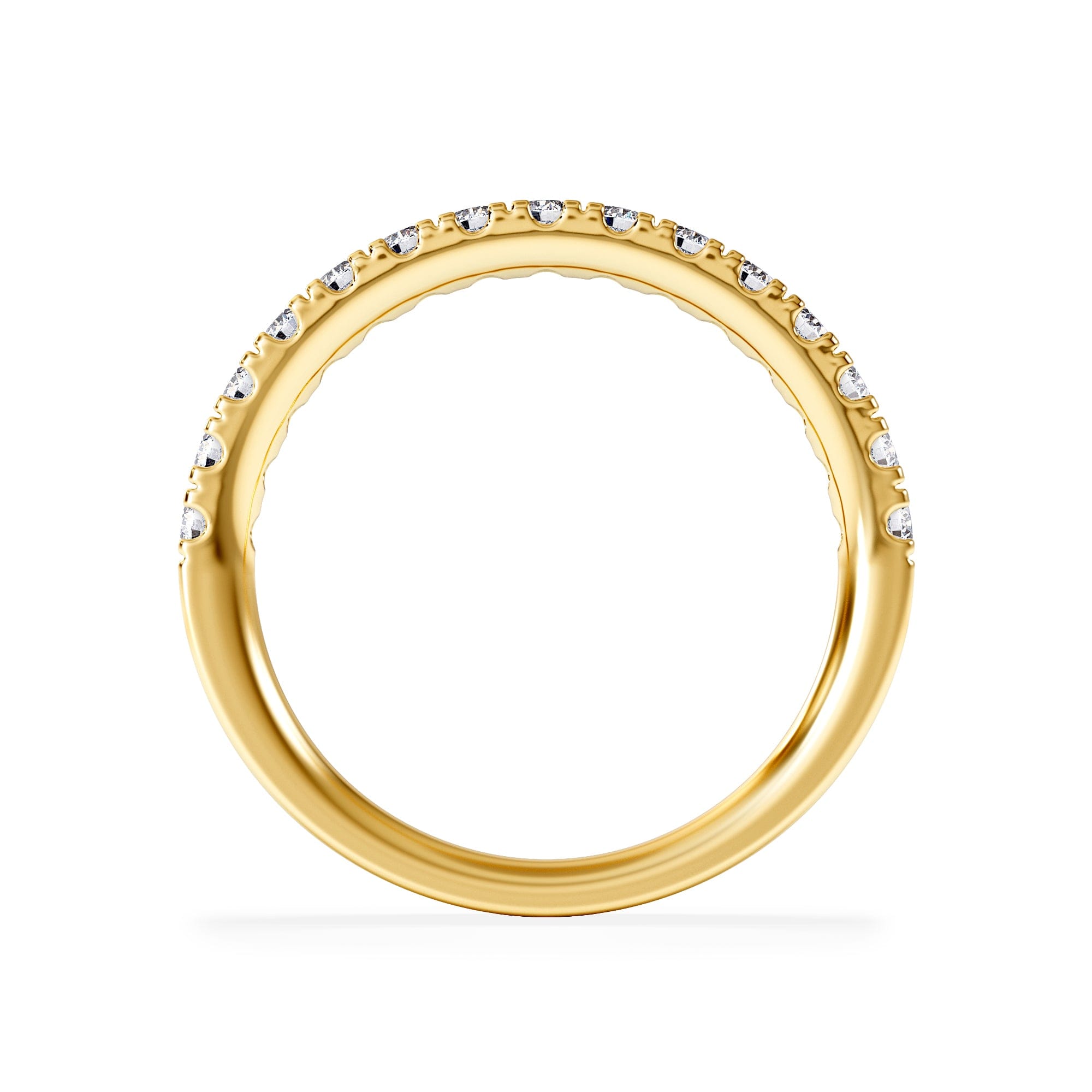 Diamond 15 Stone Chloe 18K Gold Diamond Eternity Ring 0.50ct G/Vs