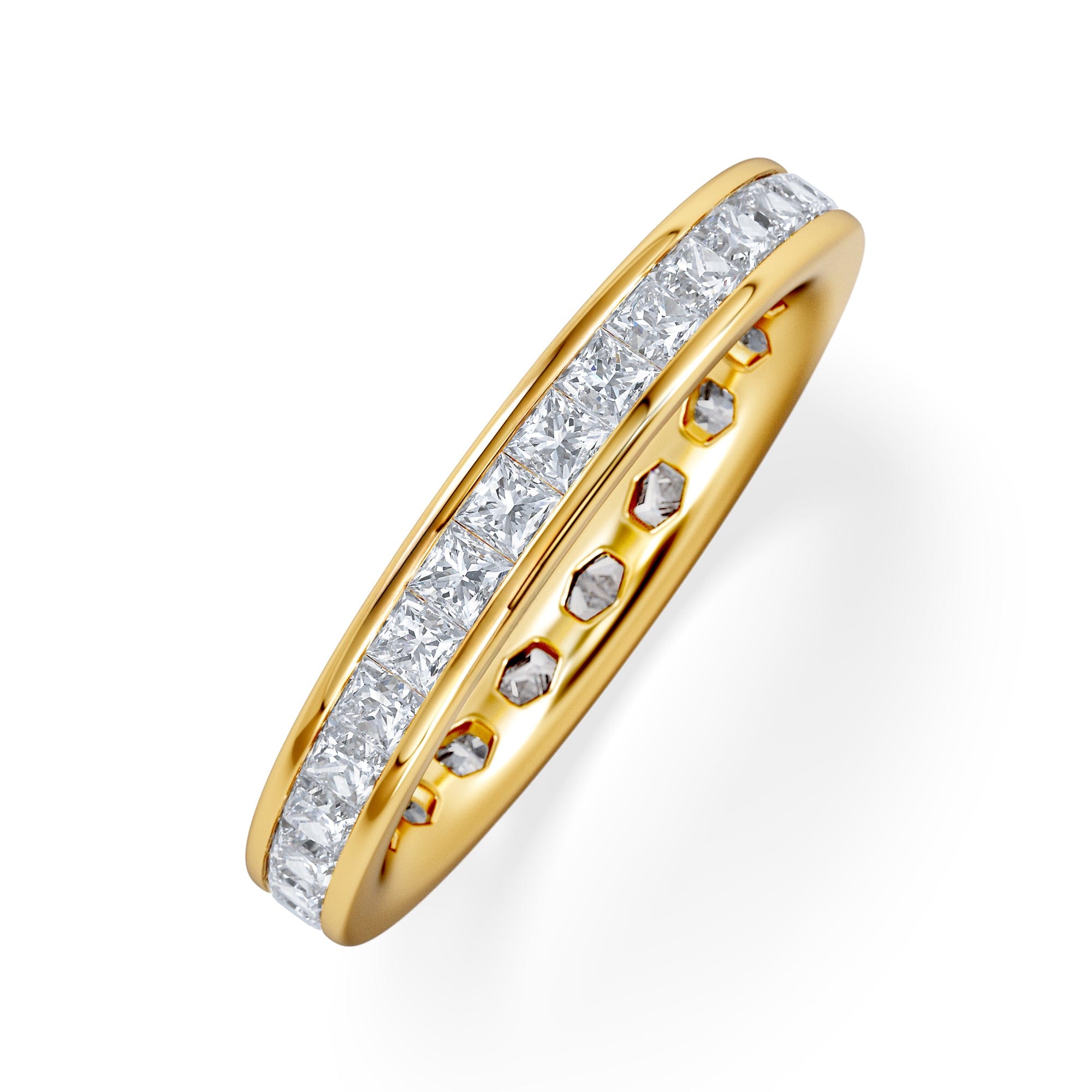 Diamond Eternity Ring Lauren 18K Gold Diamond 1.50ct H/Si