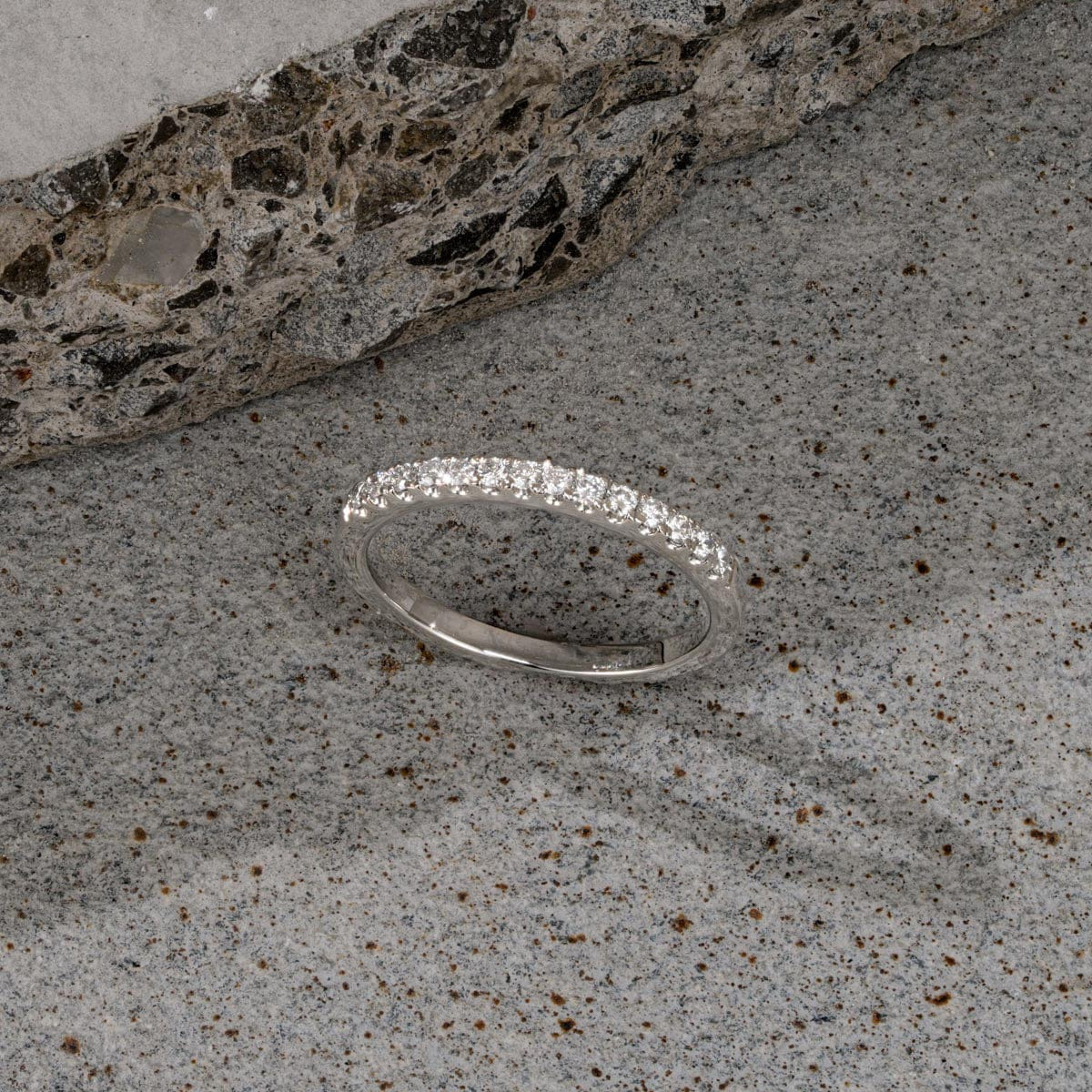 Diamond Meghan Matching Wedding Band 0.30ct G/Si Diamond in 18K White Gold