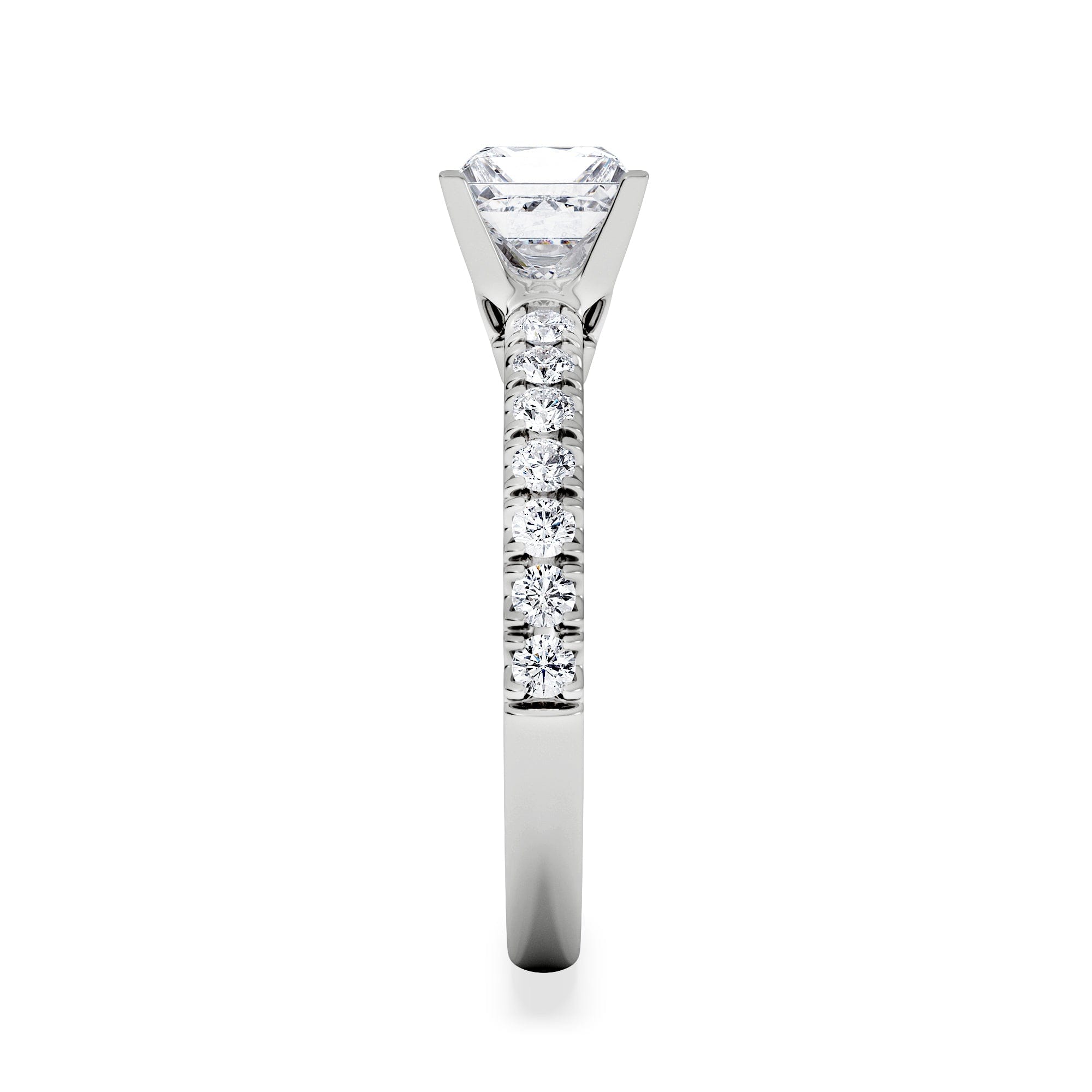 PRINCESS Katerina Lab Princess Diamond Engagement Ring Platinum 1.55ct F/VS1