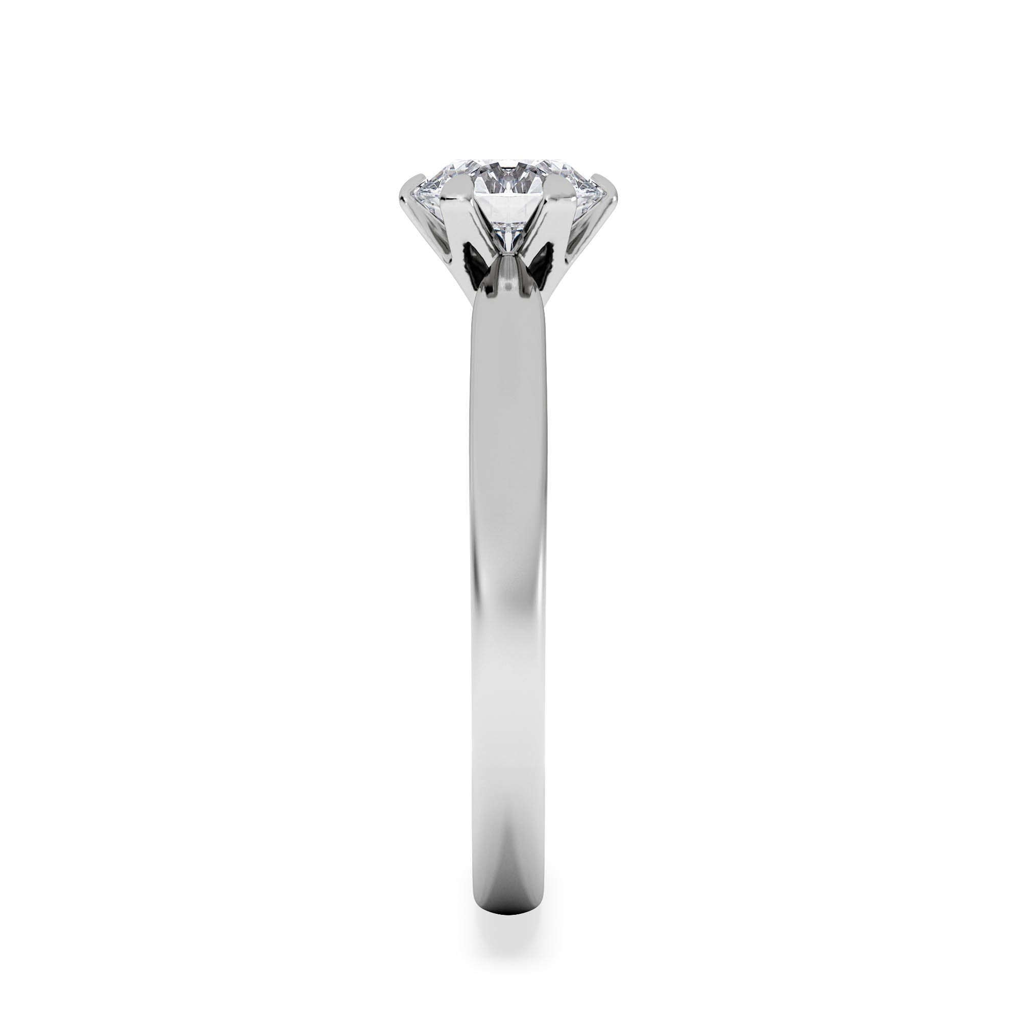Diamond 1 Carat Diamond Engagement Ring Low Set Chloe Lab F/VS1 Platinum