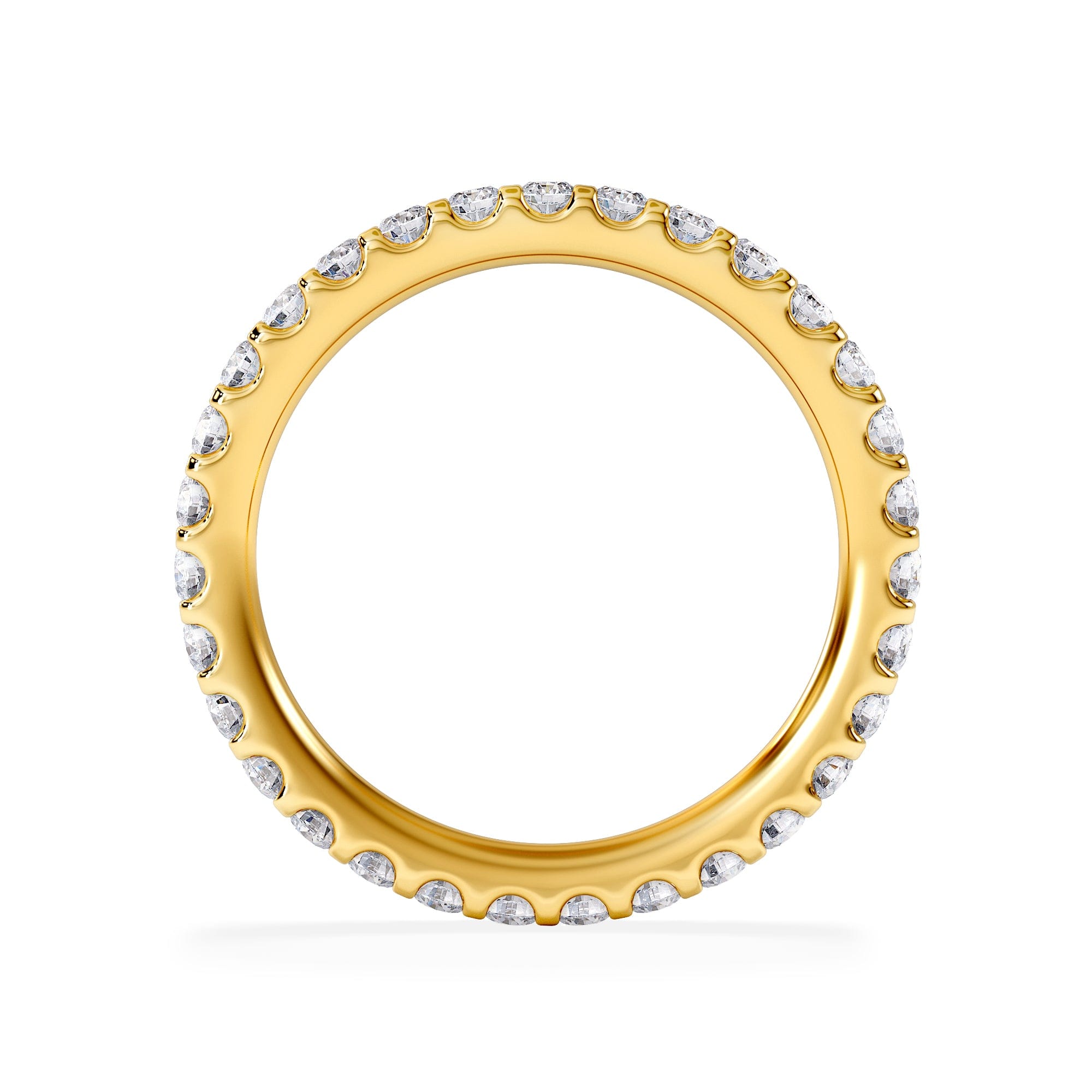 Diamond Erin Lab Diamond Eternity Ring 18K Gold 1.00ct G/Vs