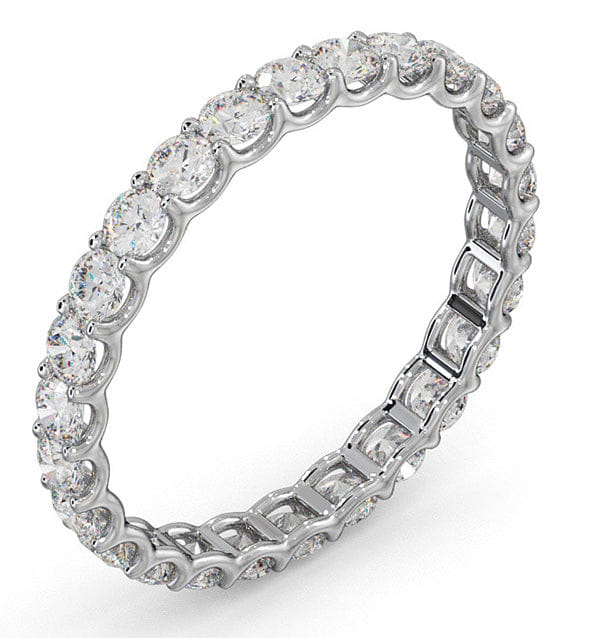 Diamond Eternity Ring Chloe Platinum Diamond 1.00ct G/Vs