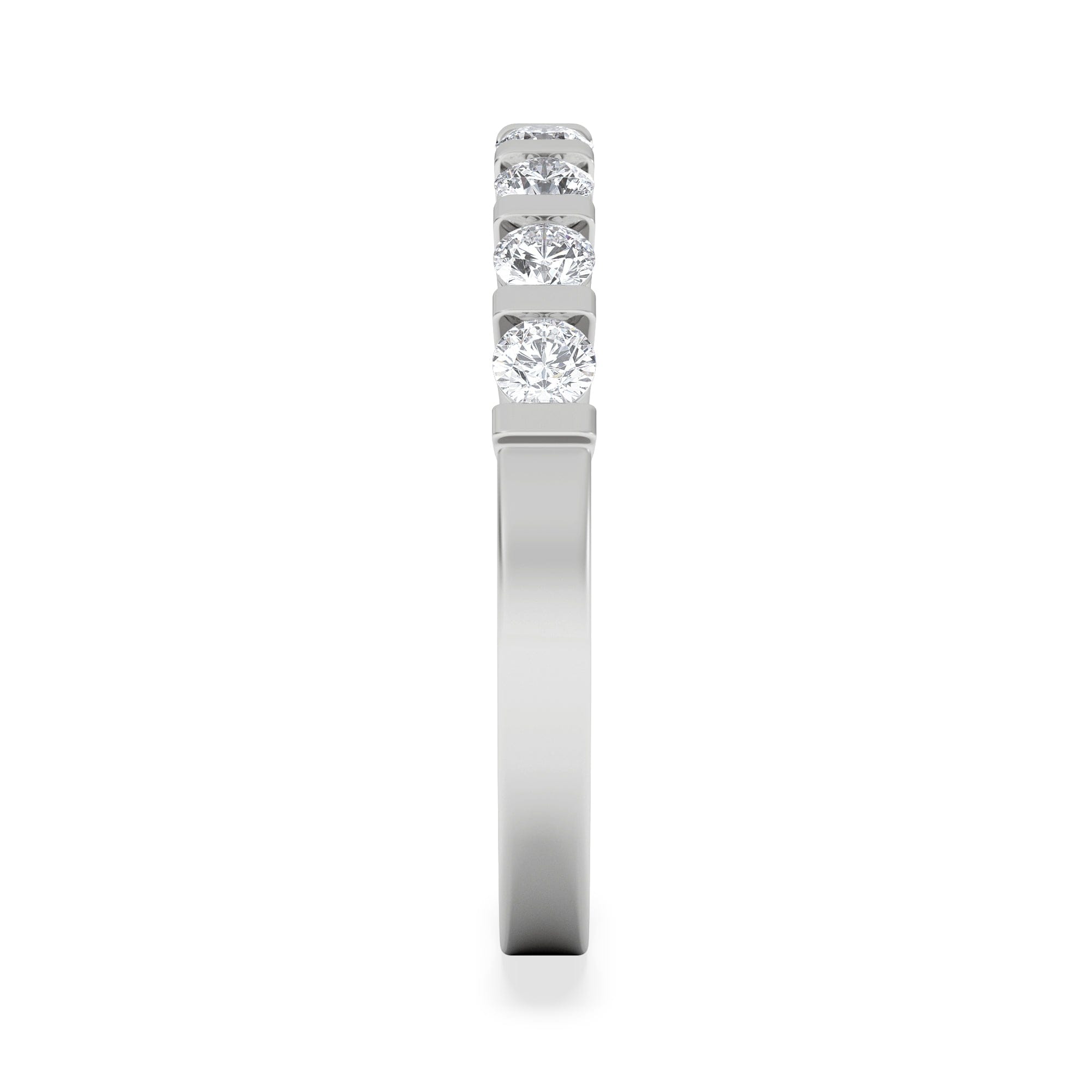 Diamond HANNAH 18K White Gold Diamond ETERNITY RING 0.50CT H/SI