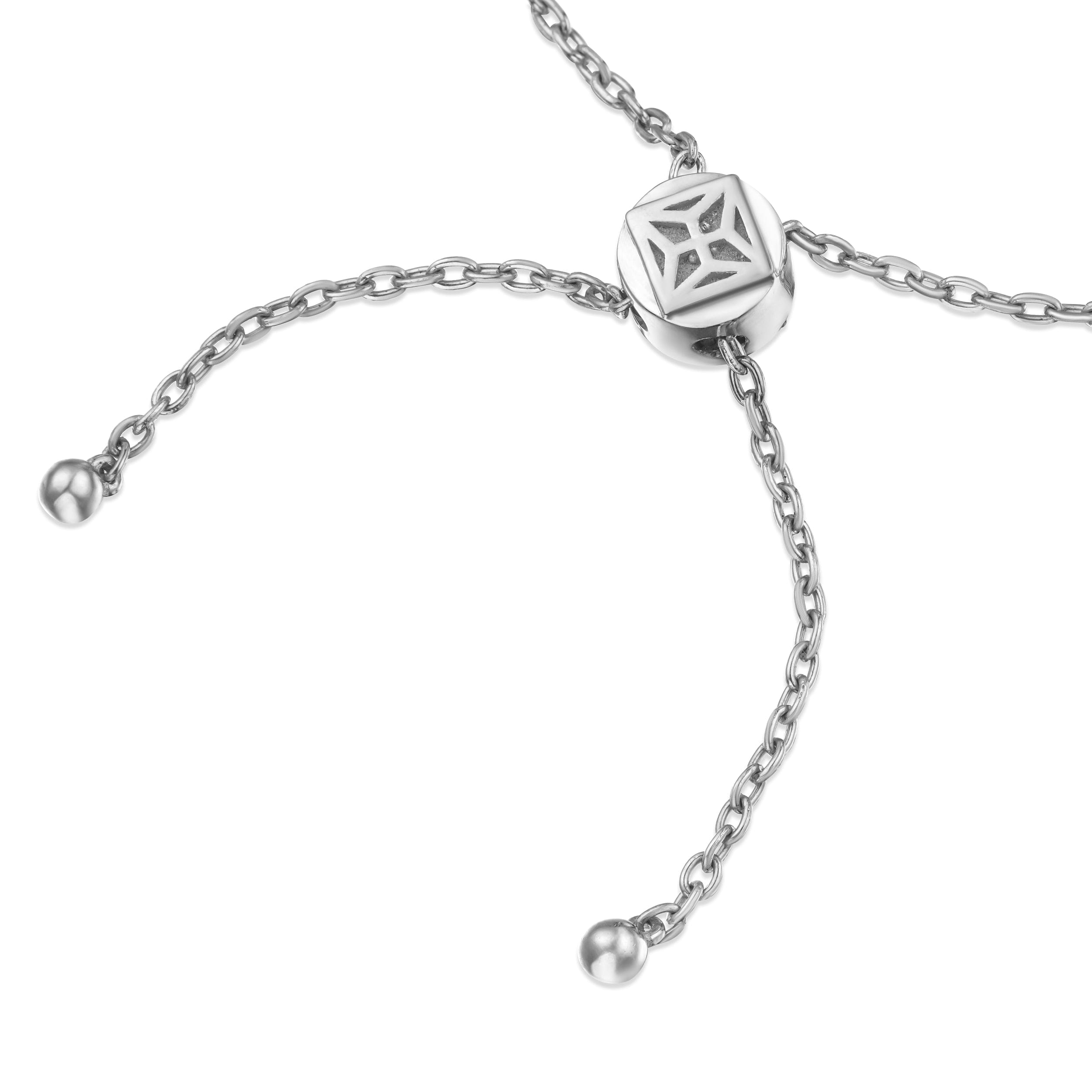Diamond Lab Diamond Bezel Rubover Tennis Bracelet 0.50ct in 925 Silver