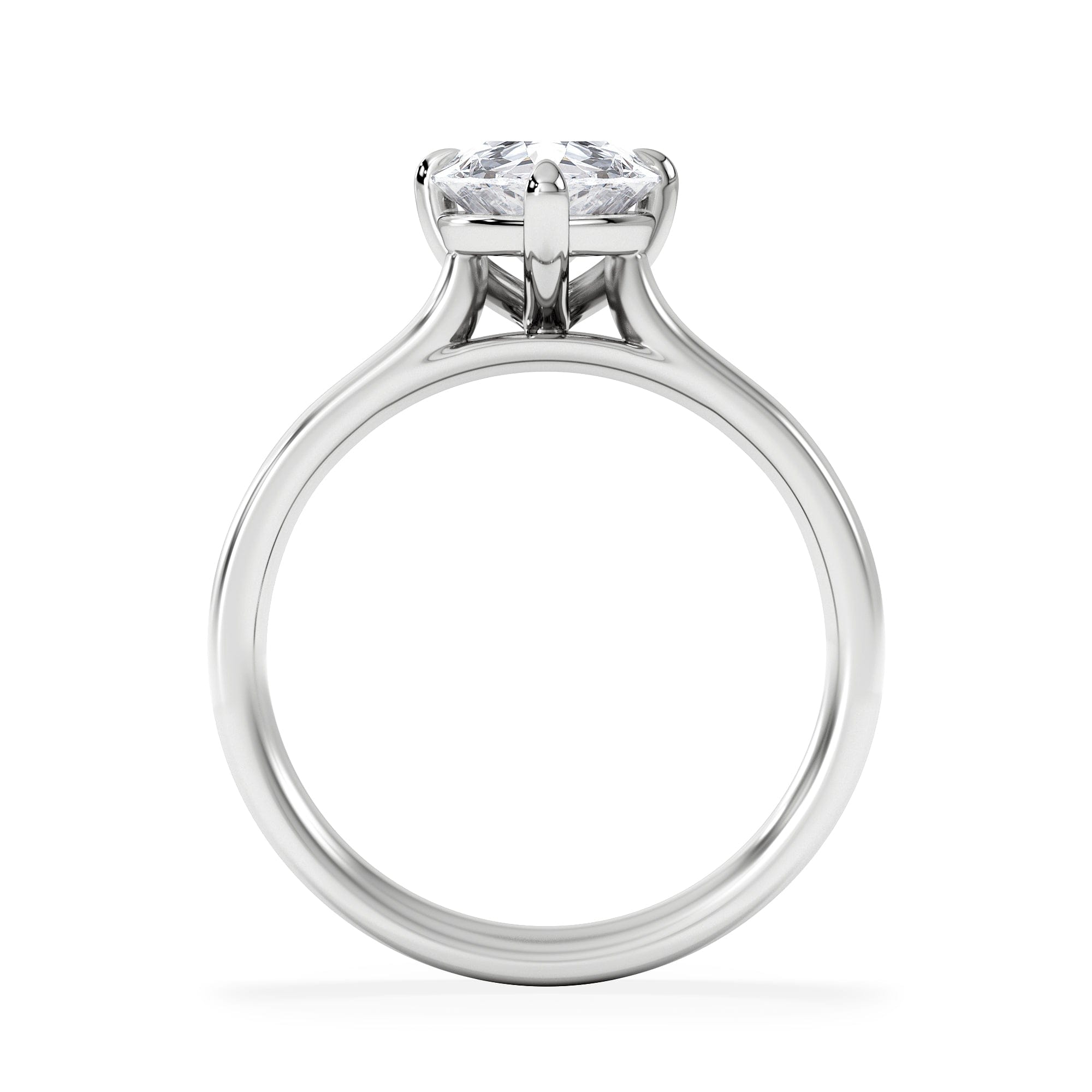 Diamond Amora Pear 2.00ct Lab Diamond Engagement Ring F/VS Set in Platinum