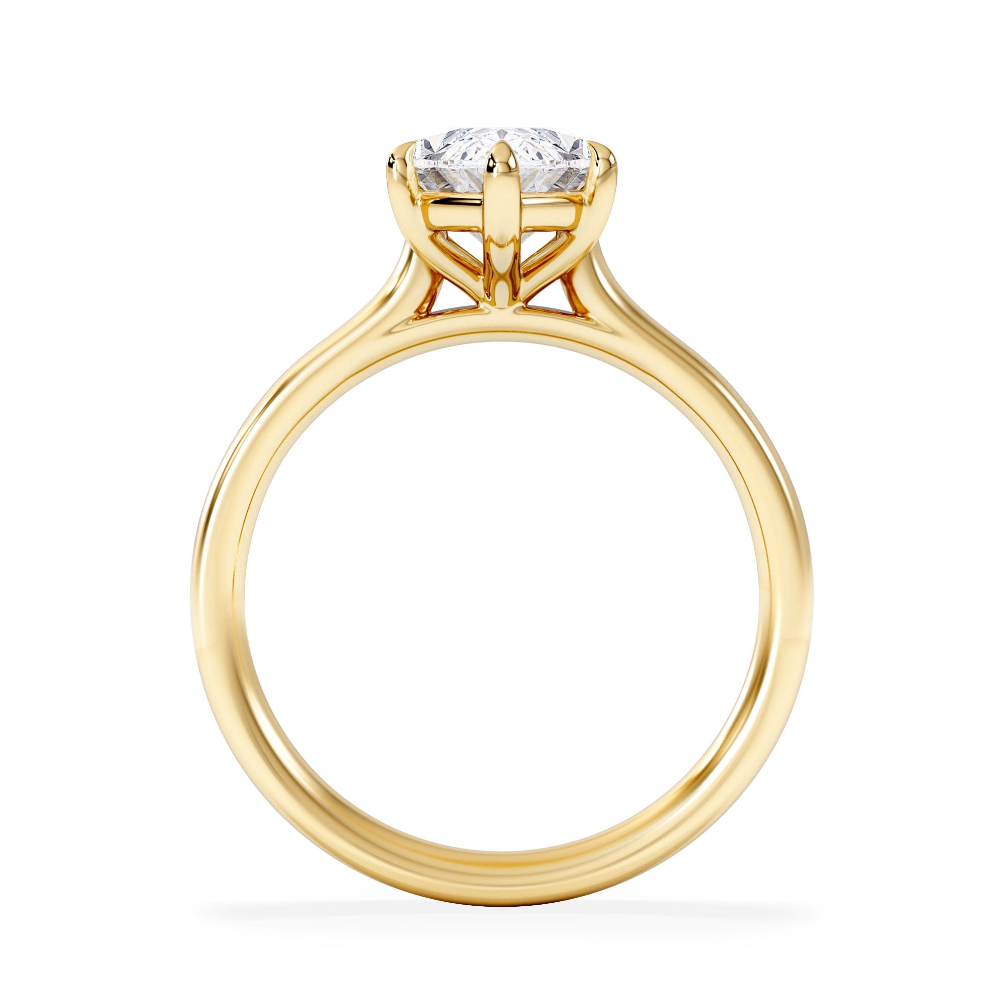 Diamond Amora Marquise 2.00ct Lab Diamond Engagement Ring F/VS Set in 18K Gold