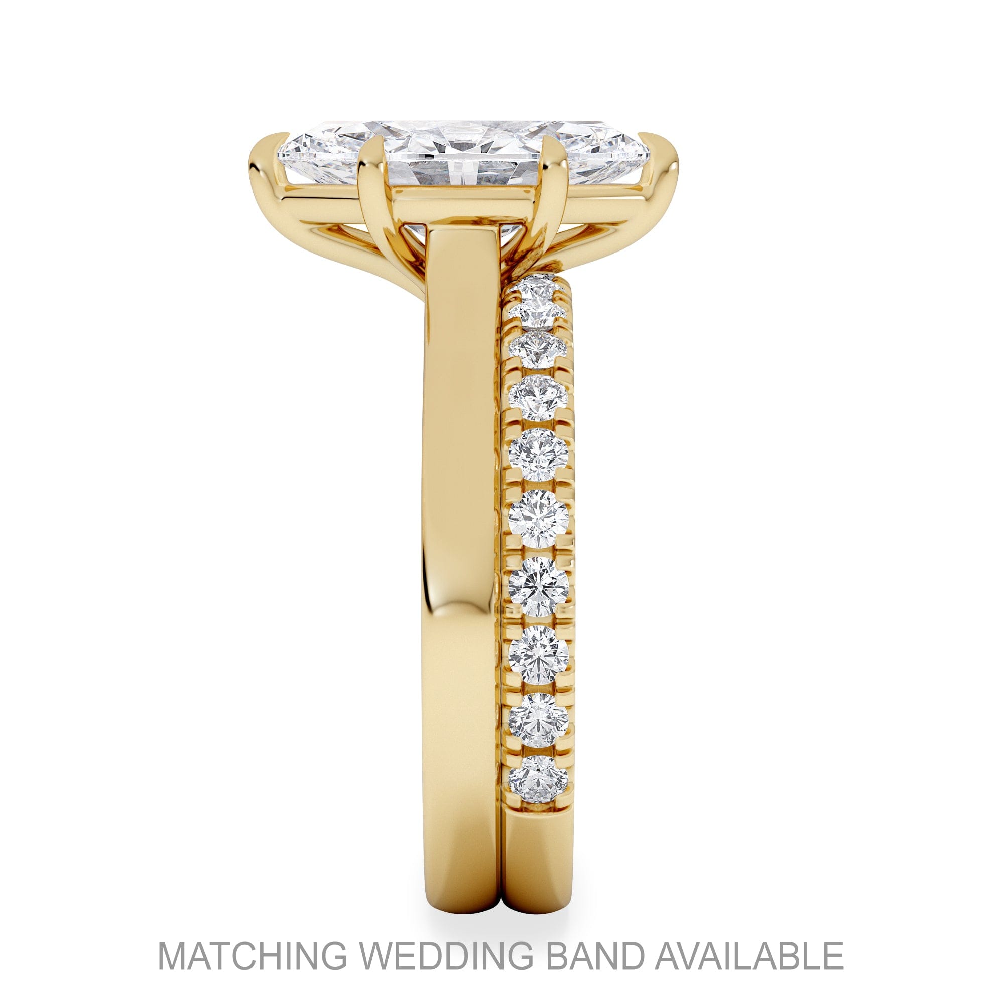 Diamond Amora Marquise 2.00ct Lab Diamond Engagement Ring F/VS Set in 18K Gold
