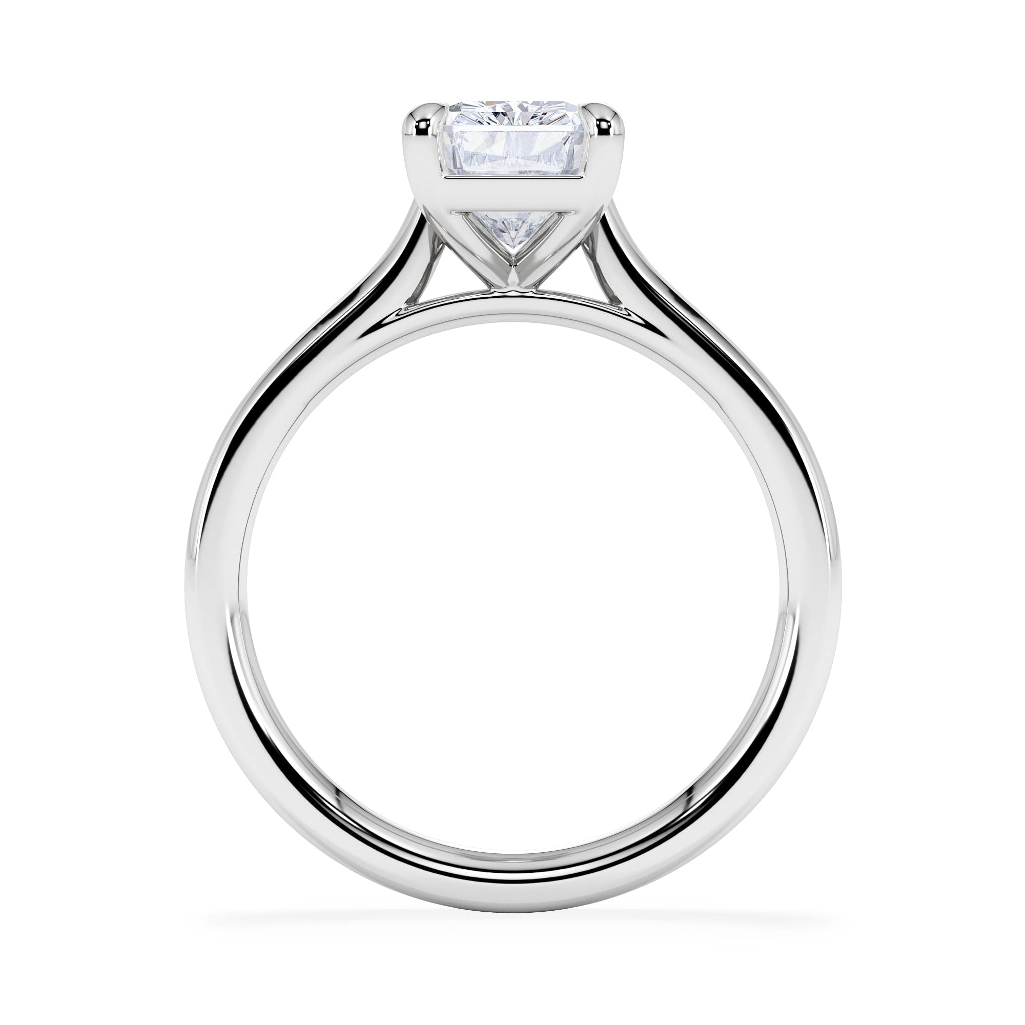 Diamond Amora Radiant 2.00ct Lab Diamond Engagement Ring F/VS1 Set in Platinum