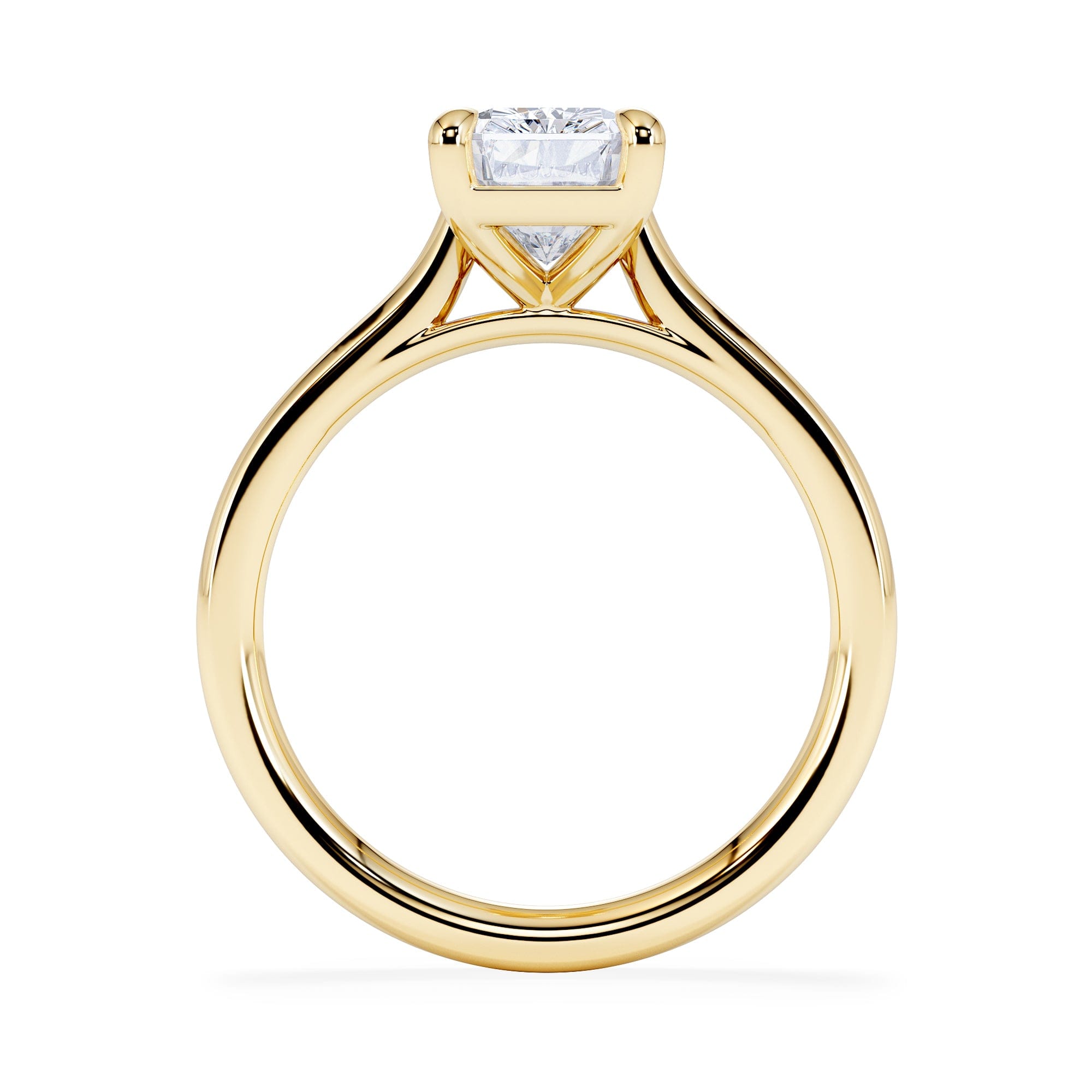 Diamond Amora Radiant 2.00ct Lab Diamond Engagement Ring F/VS1 Set in 18K Gold