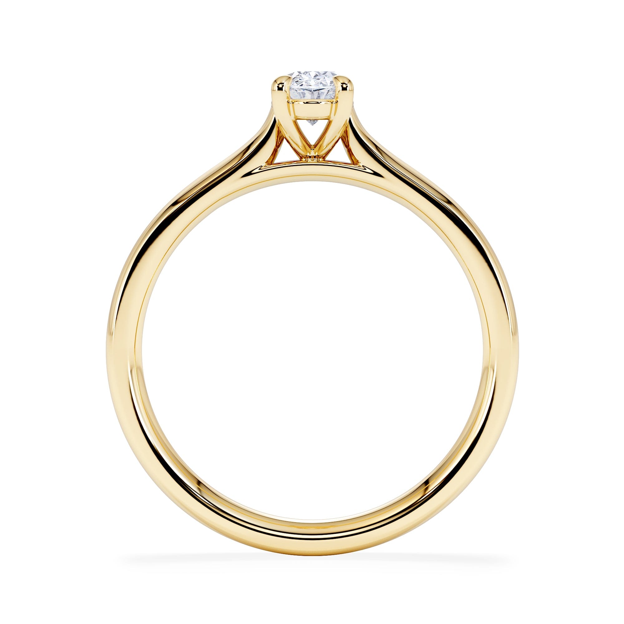 Diamond Amora Oval 0.50ct Diamond Engagement Ring G/VS1 Set in 18K Gold