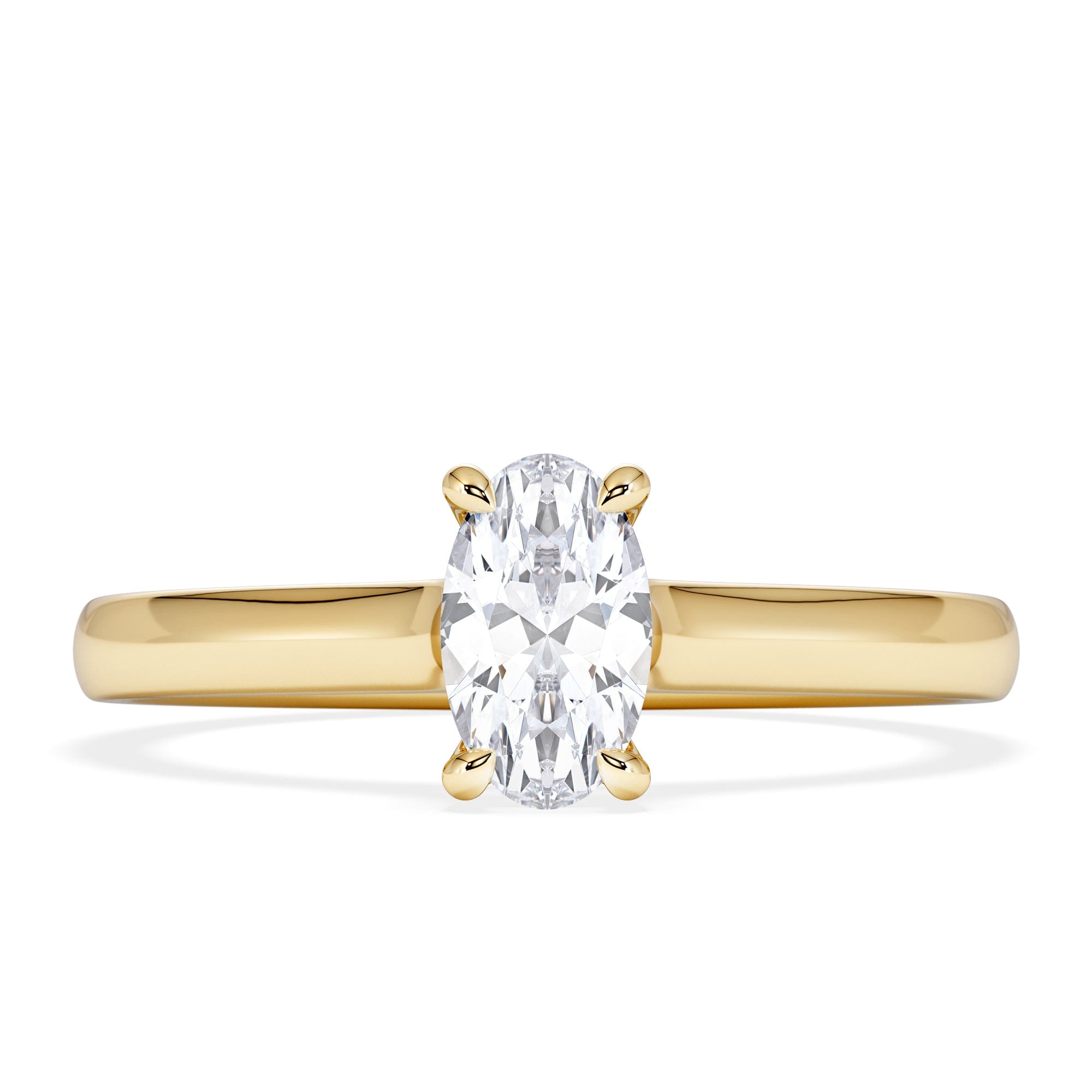 Diamond Amora Oval 0.50ct Diamond Engagement Ring G/VS1 Set in 18K Gold