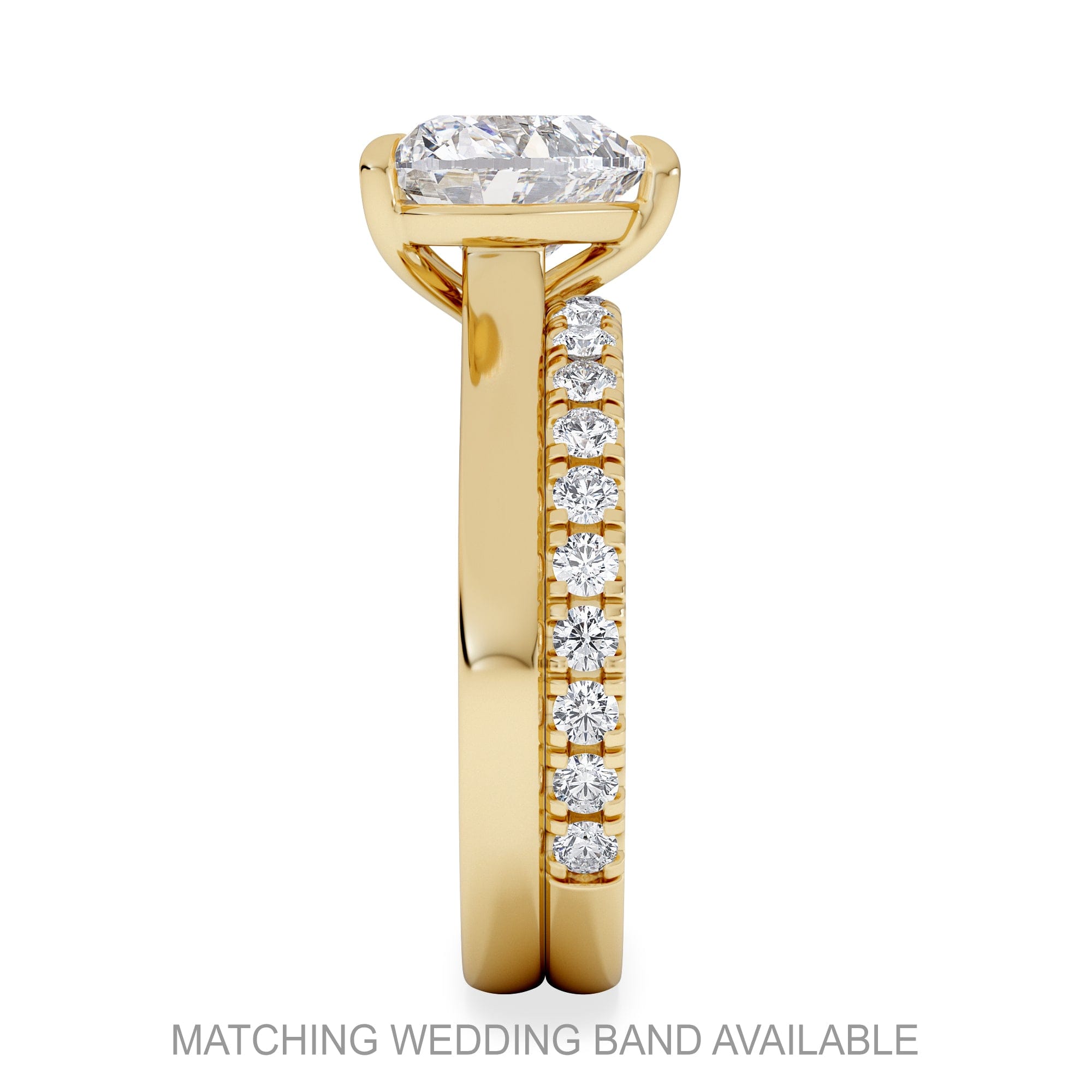 Diamond Amora Heart 2.00ct Lab Diamond Engagement Ring F/VS Set in 18K Gold