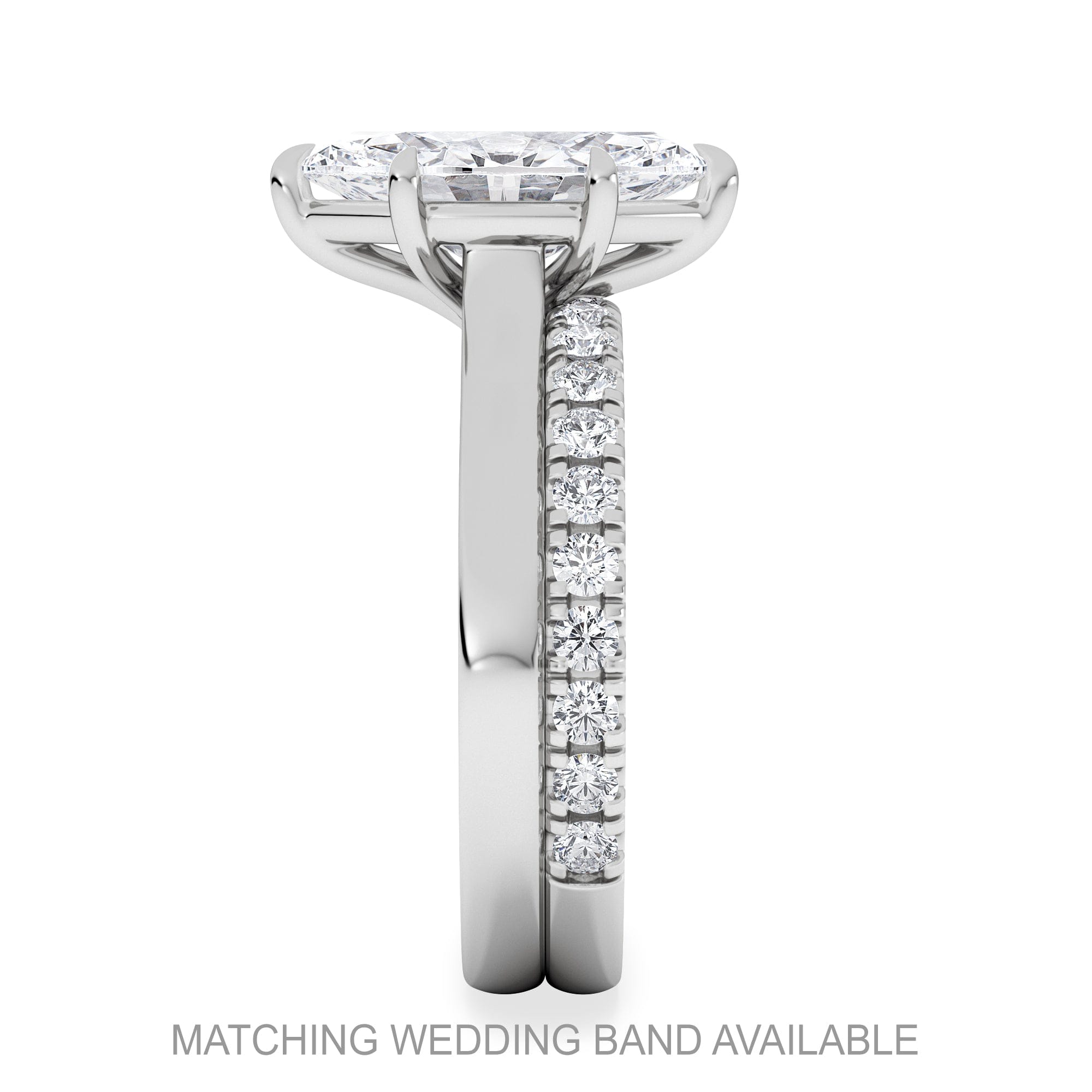 Diamond Amora Marquise 2.00ct Lab Diamond Engagement Ring F/VS Set in Platinum