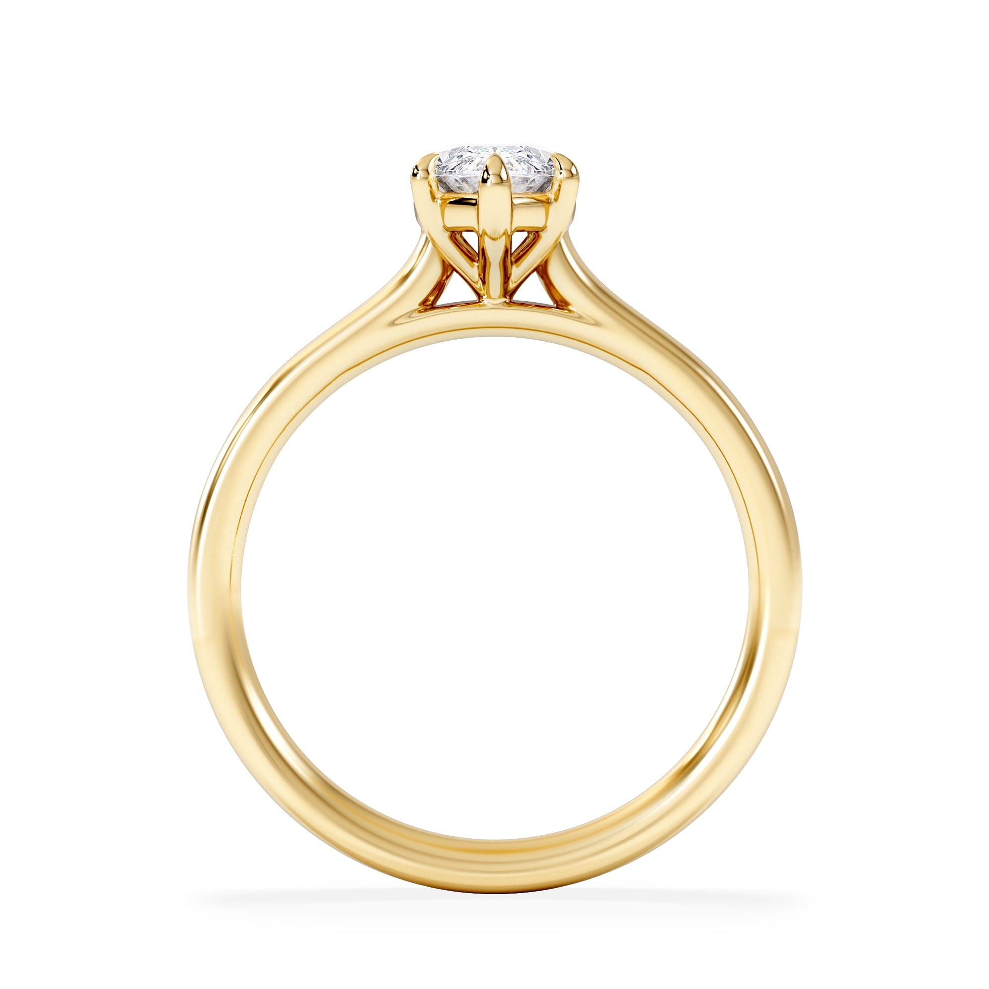 Diamond Amora Marquise 1.00ct Lab Diamond Engagement Ring F/VS Set in 18K Gold