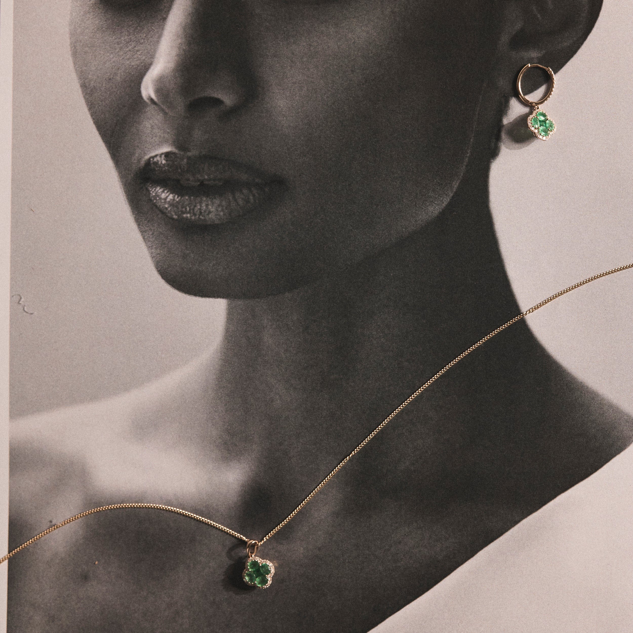 Alegria Lab Emerald Earrings 1.50ct in 18k Gold Vermeil