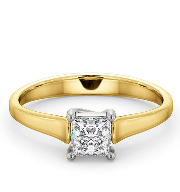 Diamond Certified Lucy 18K Gold Diamond Engagement Ring 0.50CT - F - G/VS