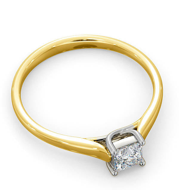 Diamond Certified Lucy 18K Gold Diamond Engagement Ring 0.33CT - G - H/SI