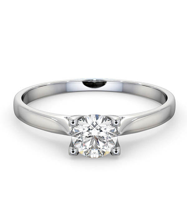 GRACE Certified 0.50CT Grace Platinum Engagement Ring G/SI1