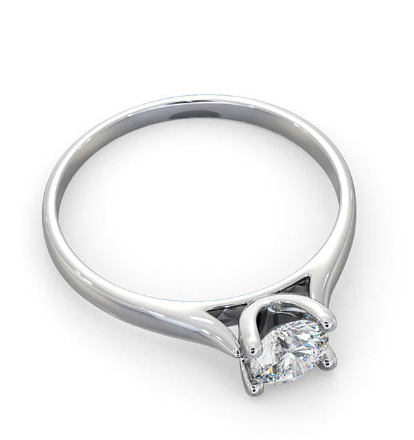 GRACE Certified 0.50CT Grace Platinum Engagement Ring G/SI1