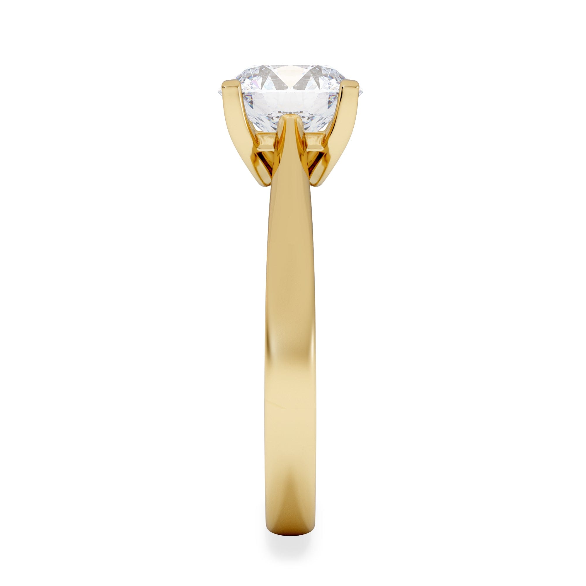 Diamond 2 Carat Diamond Engagement Ring Grace Lab F/VS1 IGI Certified 18K Gold