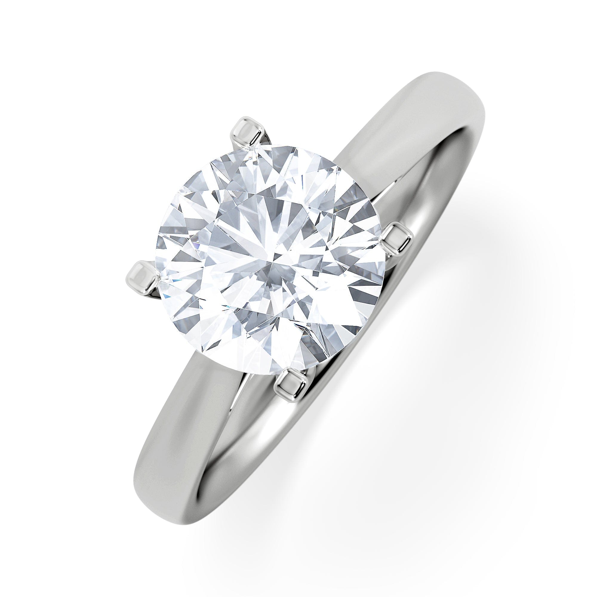 Diamond 2 Carat Diamond Engagement Ring Grace Lab F/VS1 IGI Certified Platinum