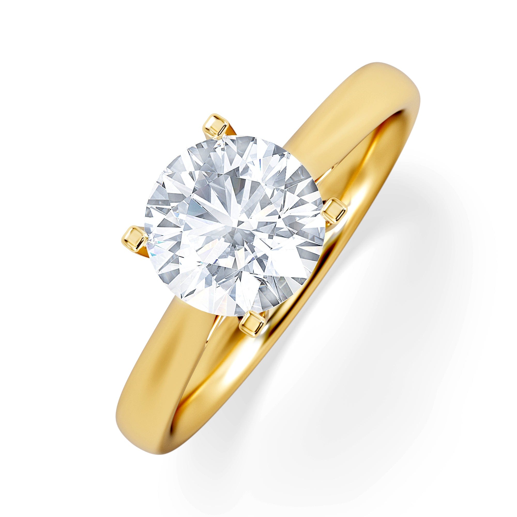 Diamond 1.50ct Diamond Engagement Ring Grace Lab F/VS1 IGI Certified 18K Gold