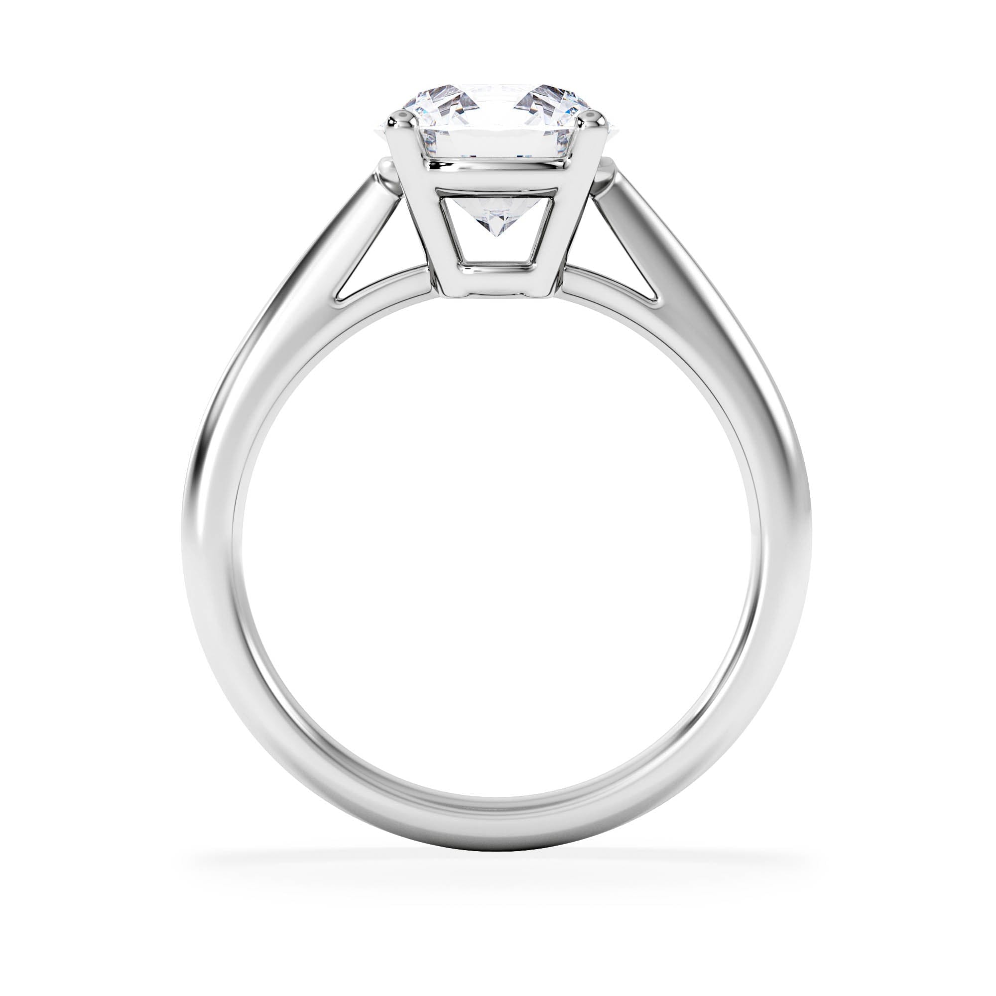 Diamond 2 Carat Diamond Engagement Ring Elysia Lab F/VS1 IGI Certified Platinum