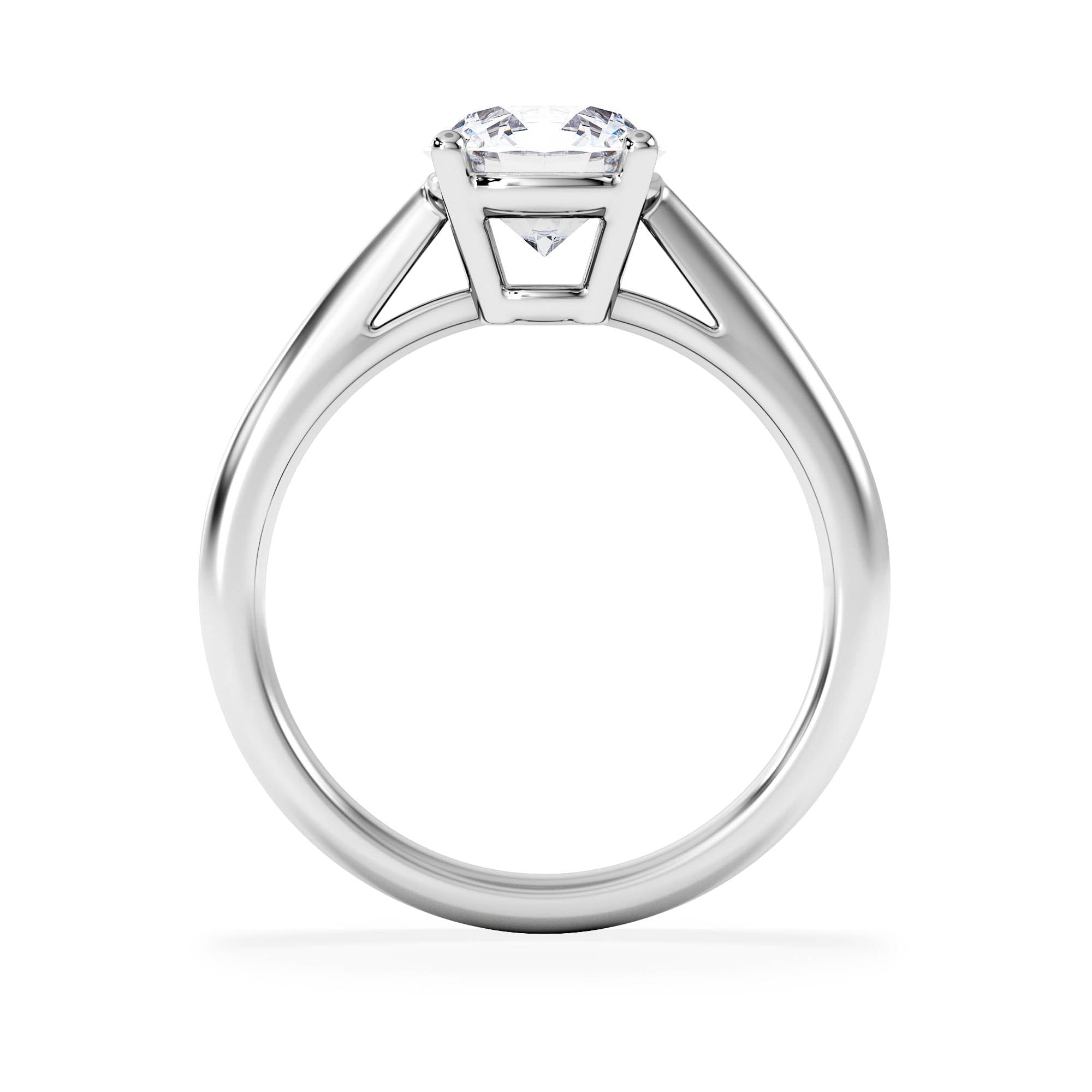 Diamond 1.50ct Diamond Engagement Ring Elysia Lab F/VS1 18K White Gold