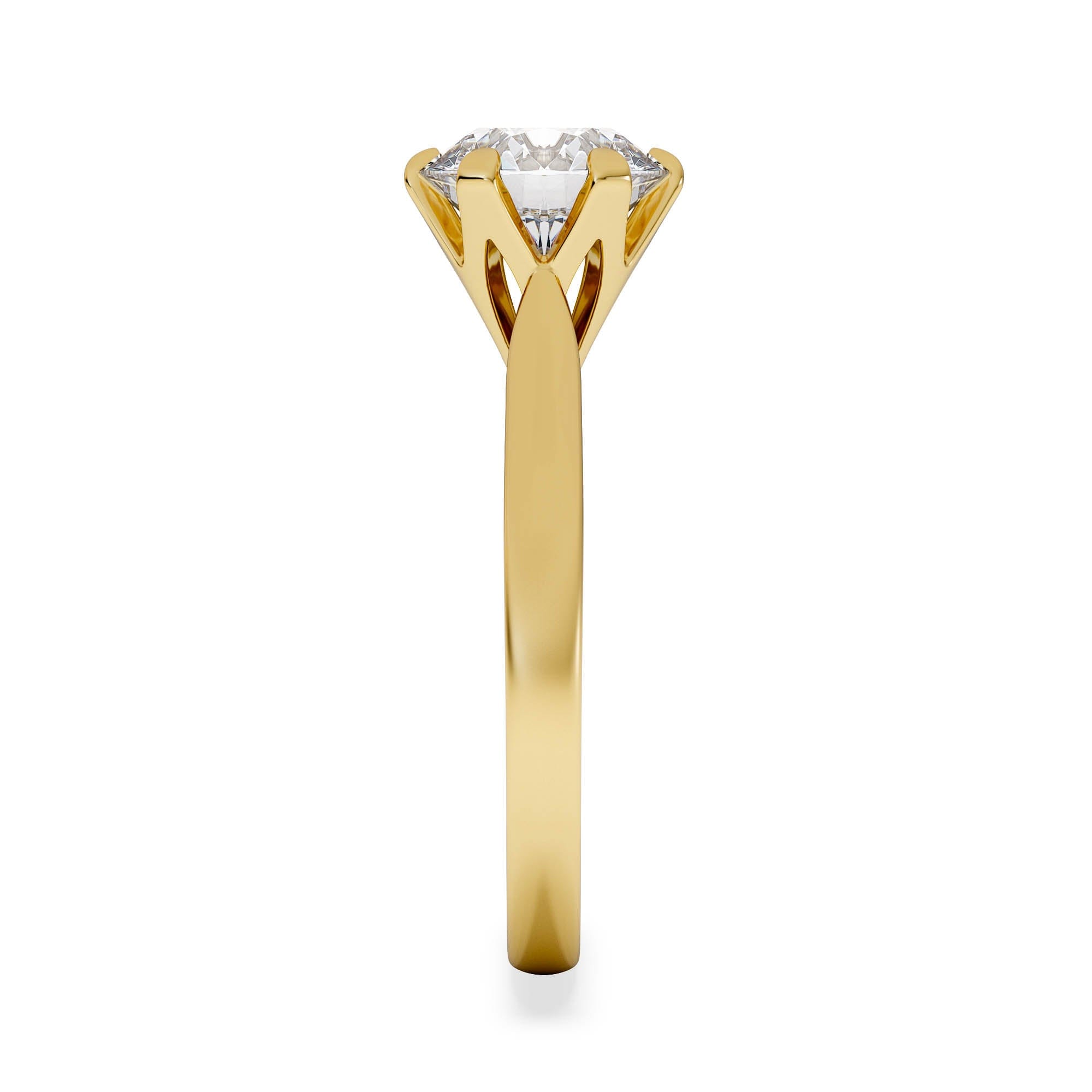 Diamond 2 Carat Diamond Engagement Ring High Set Chloe Lab F/VS1 18K Gold
