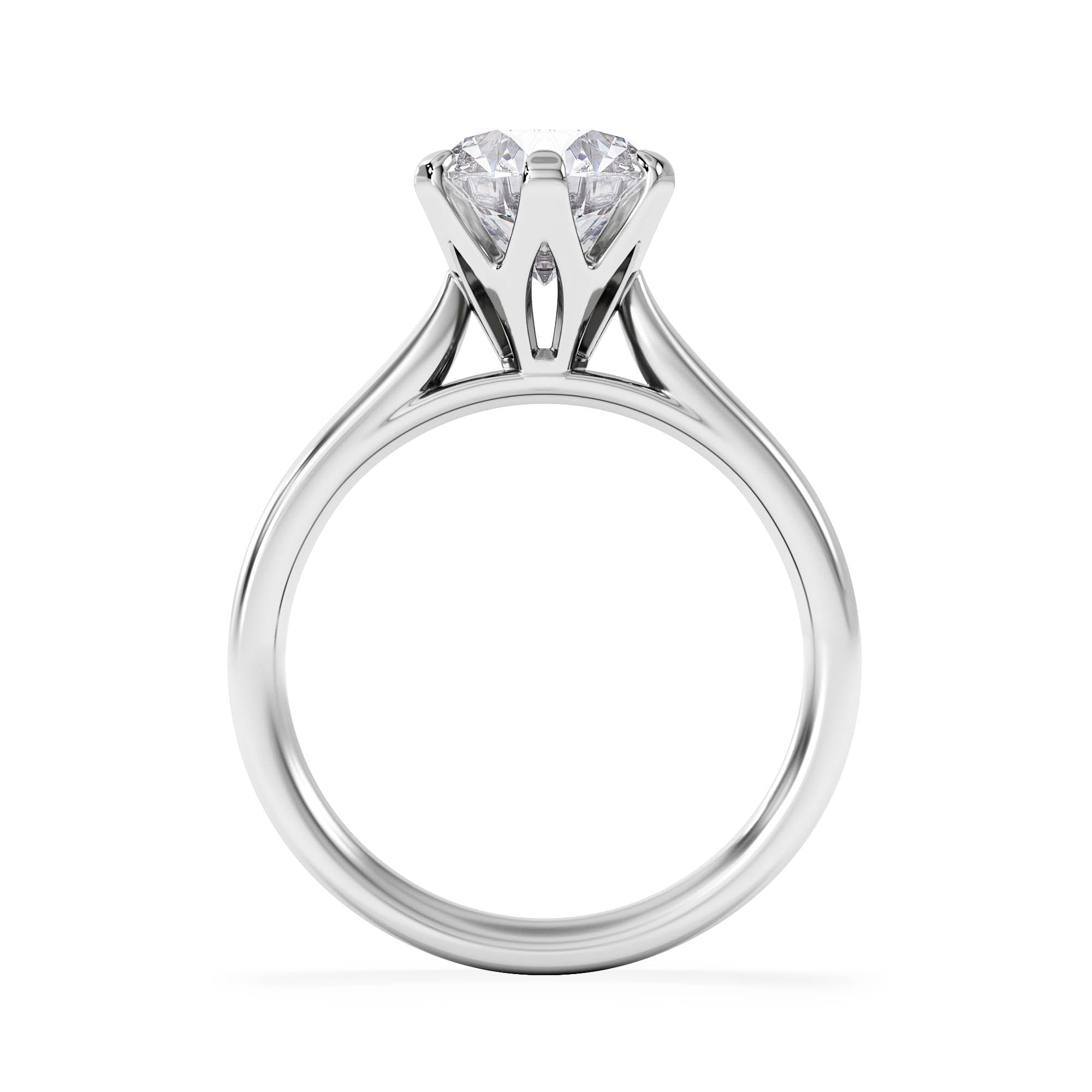 Diamond 2 Carat Diamond Engagement Ring High Set Chloe Lab F/VS1 Platinum