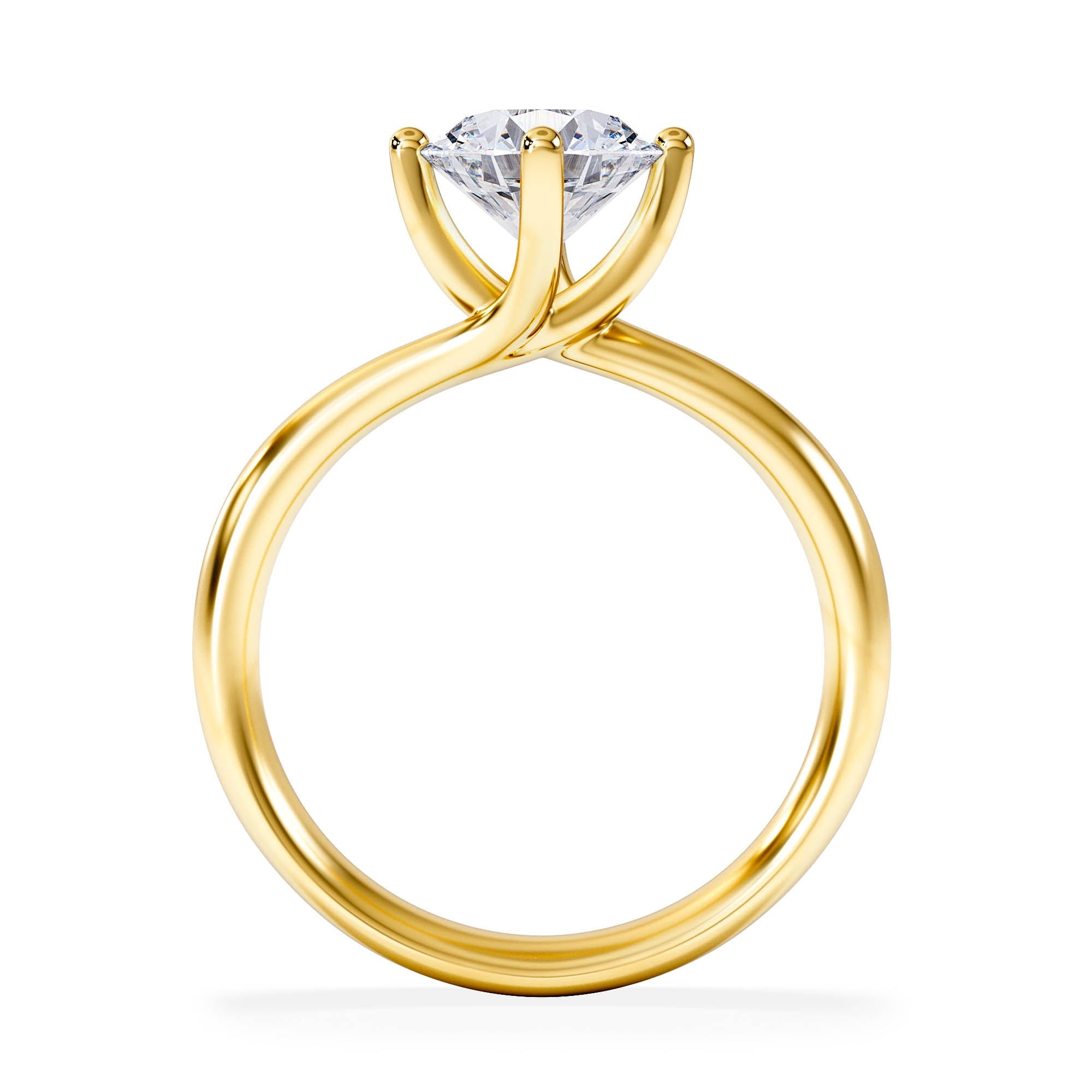 Diamond 1.50ct Diamond Engagement Ring Lily Lab F/VS1 18K Gold IGI Certified